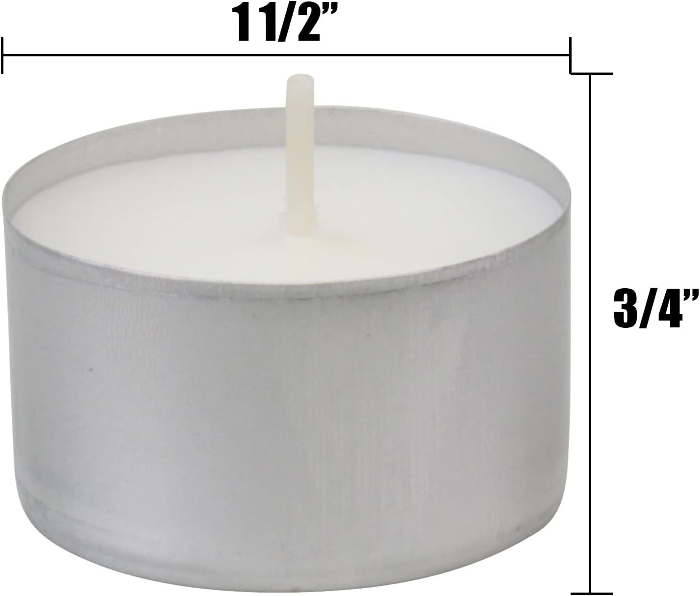 Unscented Long Burning White Tealight Candles, Bulk Pack, 6-7 Hour Burn Time,…