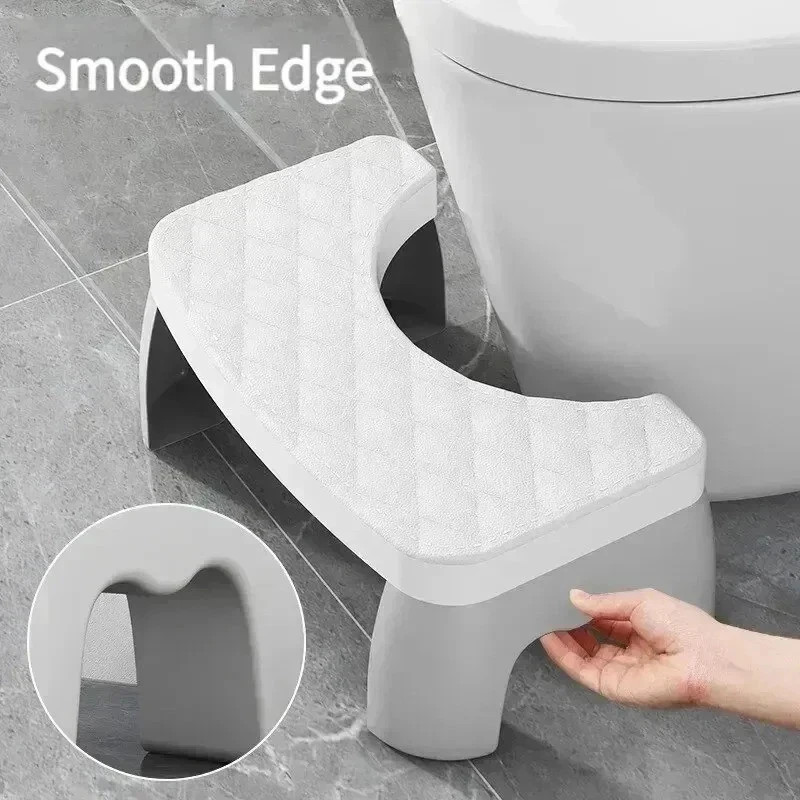 Non-slip Toilet Step Stool Squatty-Potty Bathroom Squat Chairs Furniture