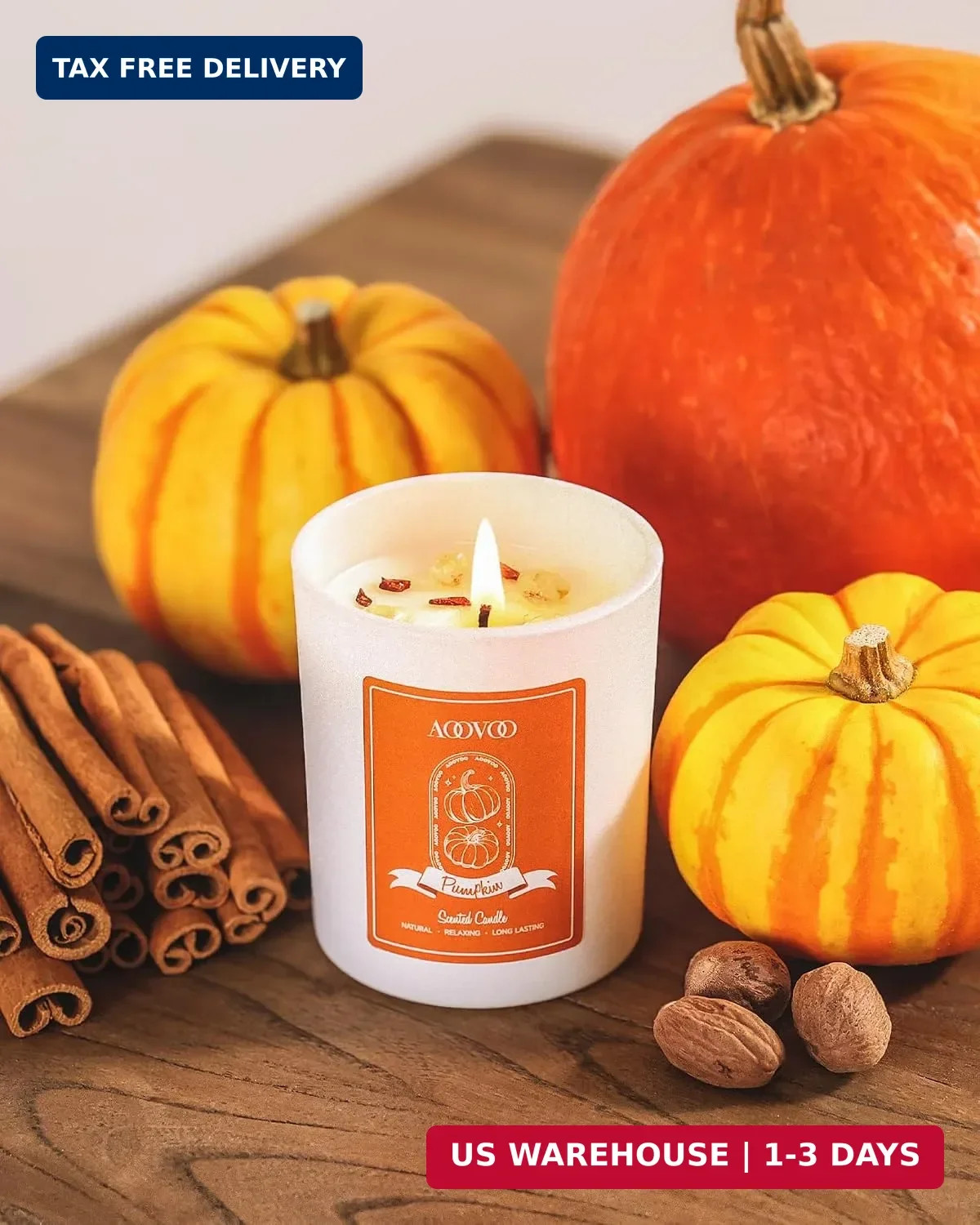 Fall Candles Set for Women – Aromatherapy Candle with Crystals Inside, 28 oz 200