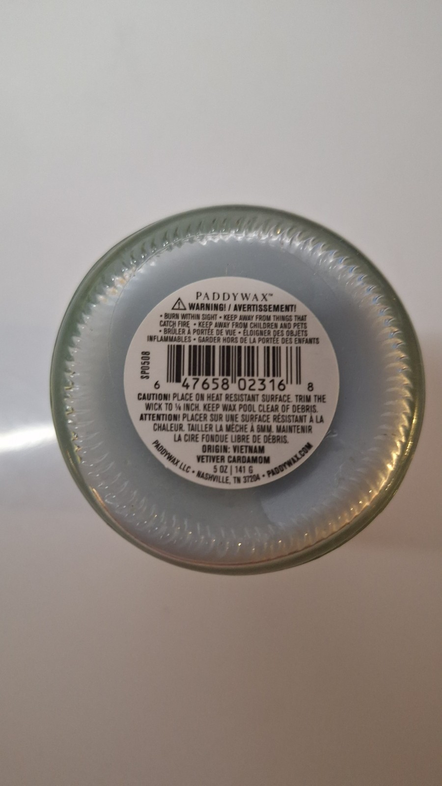 Paddywax Spark Intention Candle 5oz Vetiver Cardamom Soy Wax Breathe In Out