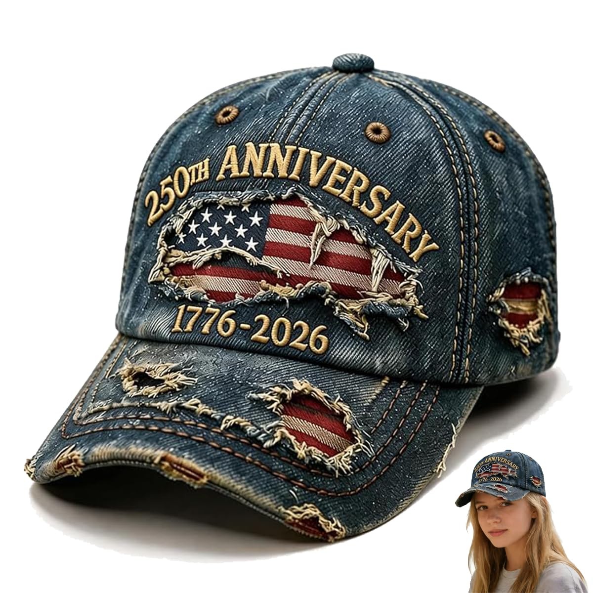 250 Anniversary USA Hat 250 Year American Anniversary Hats 250th Merchandise …