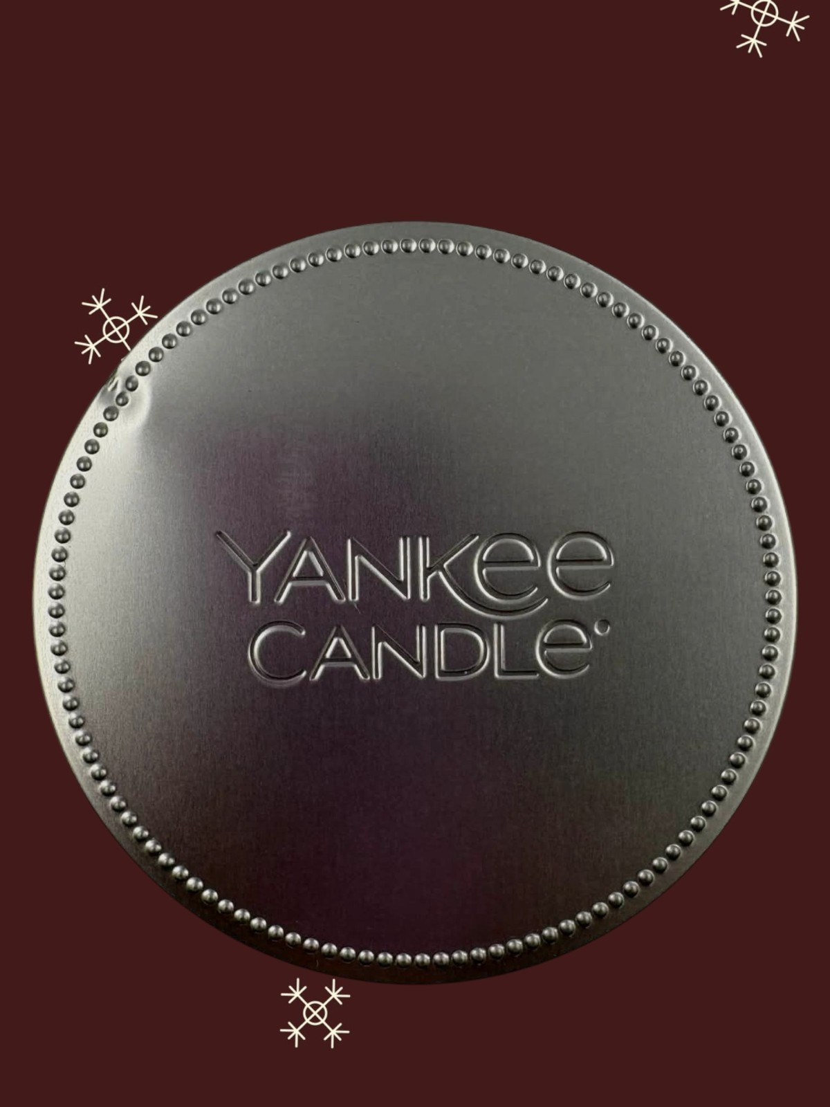 Yankee Candle Sparkling Cinnamon Holiday Tumbler Jar Two Wick Candle 22oz Red