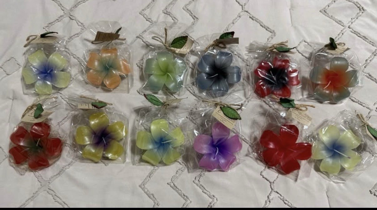 Multi Color Floating Candles Set of 12