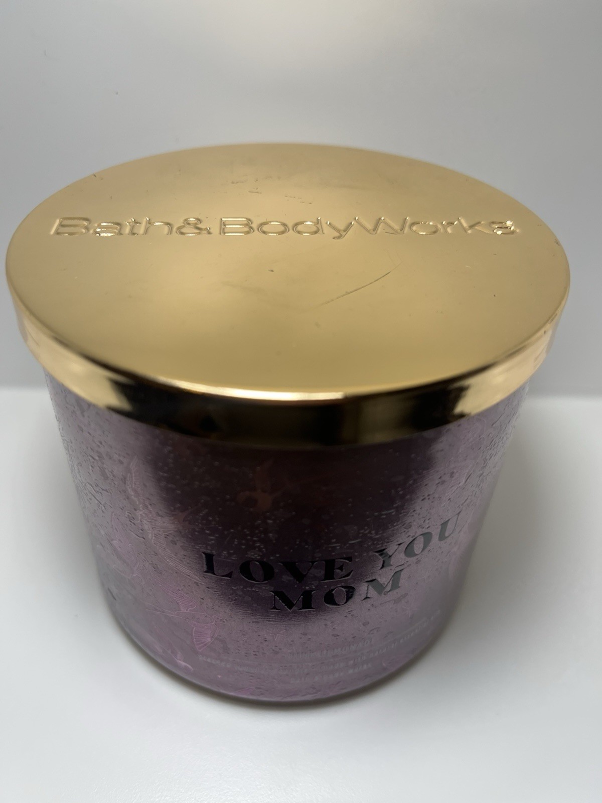 Mothers Day Gift Candle-Love You Mom Pink Lemonade 3 Wick Bath Body Works