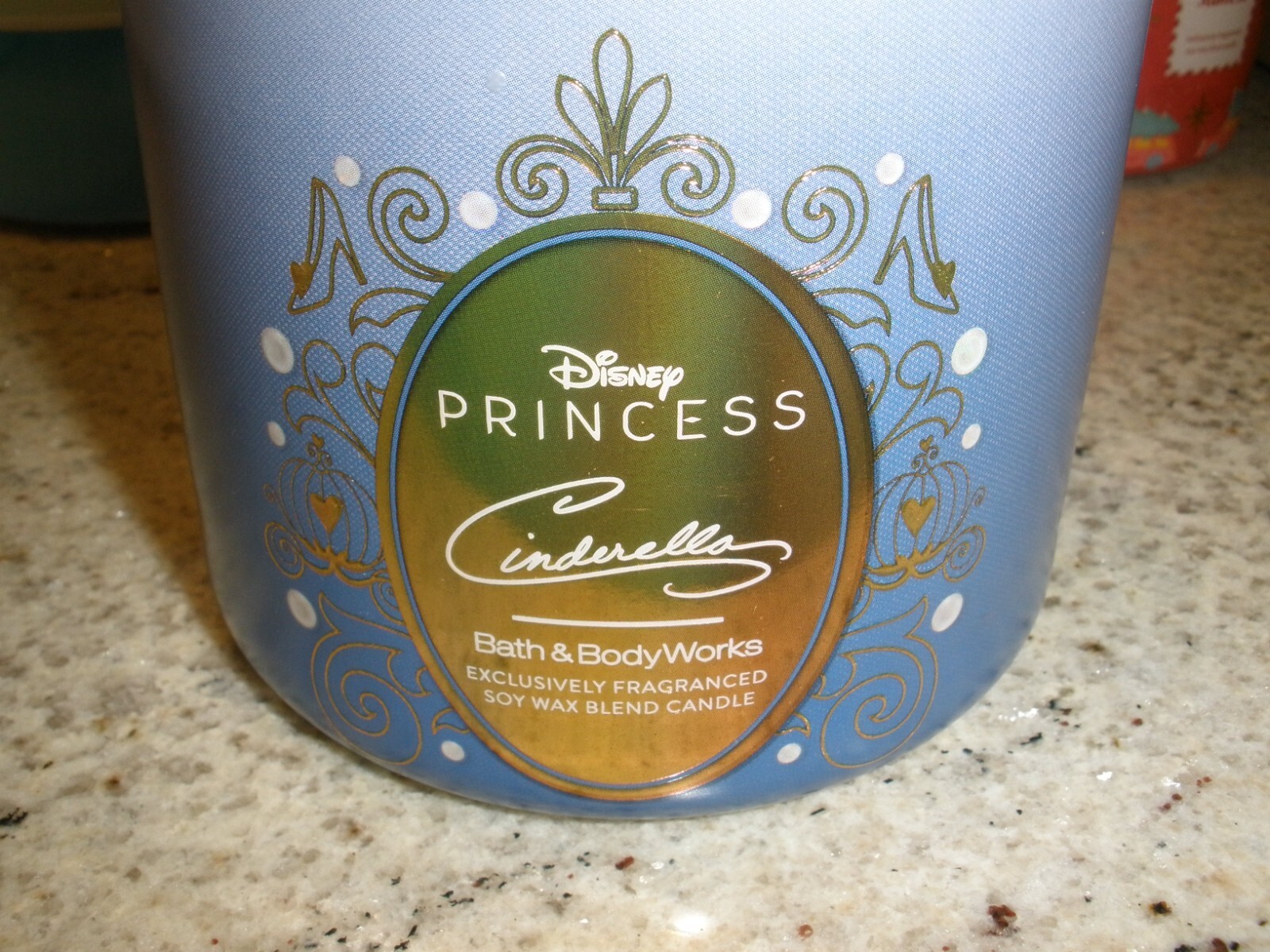 NEW Bath & Body Works 3 Wick Candle 14.5 oz DISNEY PRINCESS CINDERELLA