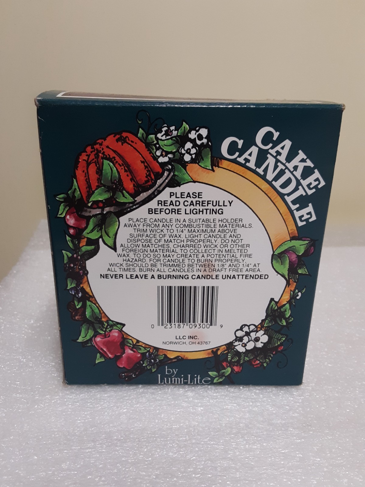 Vintage Cinnamon Spice cake candle, Lumi-Lite, Hearth & Home Traditions Ltd.