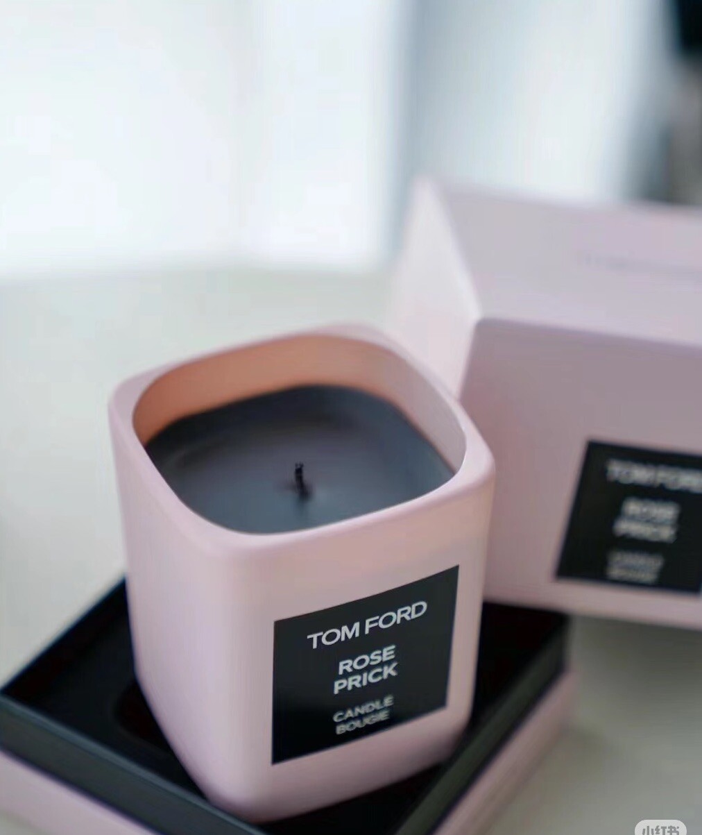 Tom Ford Rose Prick Candle Bougie – Brand New, Sealed in Box, Height 2.25″