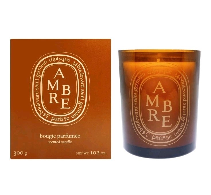 Diptyque AMBRE Bougie Parfumee Scented Candle, 10.2 Ounce – NEW NIB