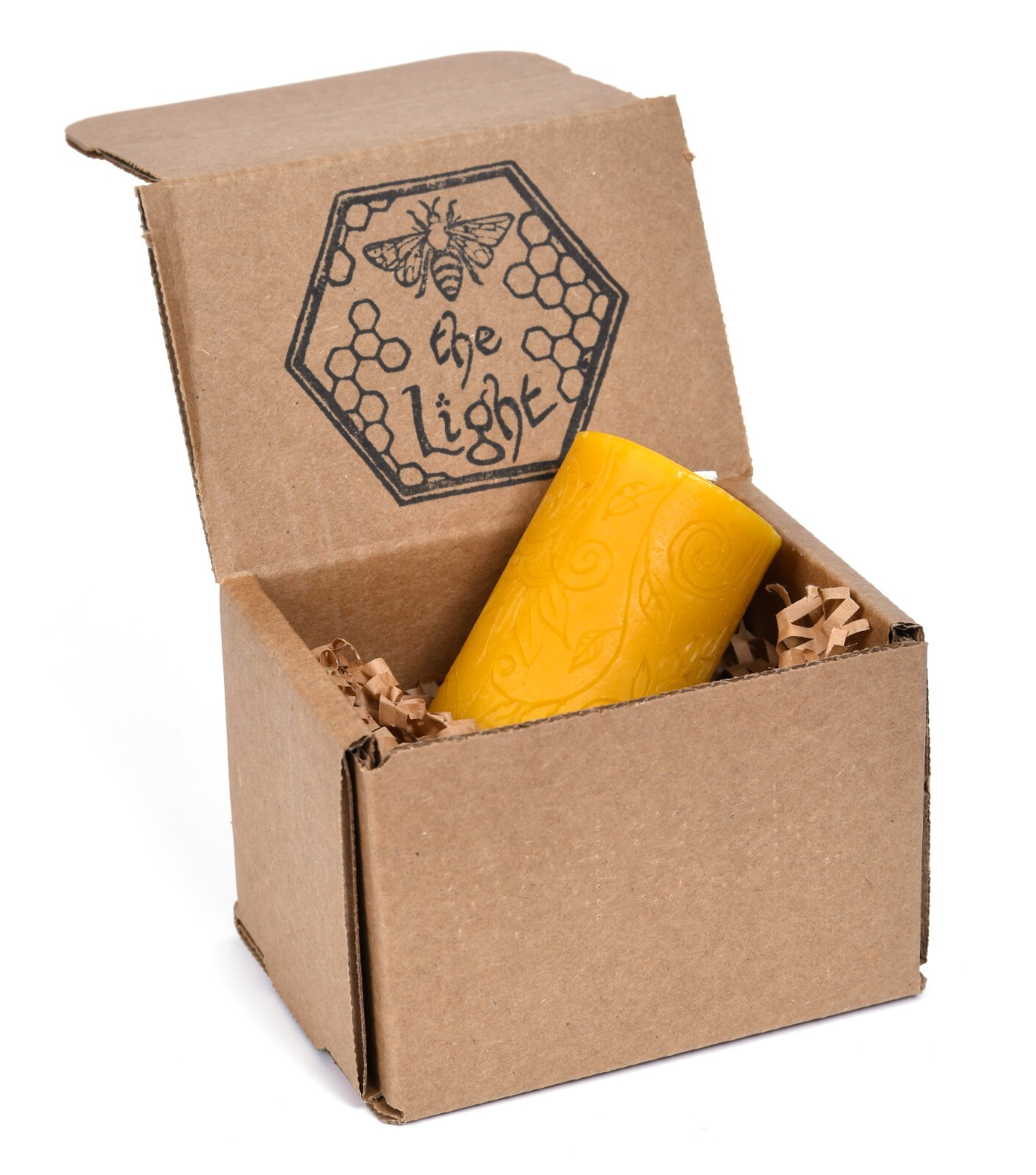 100% Pure Beeswax Pillar Candle, Unscented, Choose Your Color & Size BeeTheLight