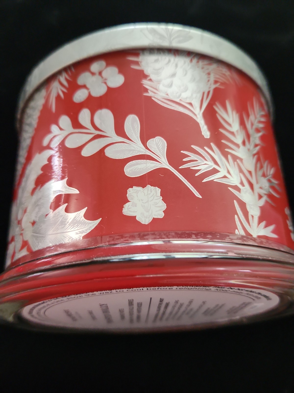 Homeworx Frosted Holly 3 Wick Scented Candle