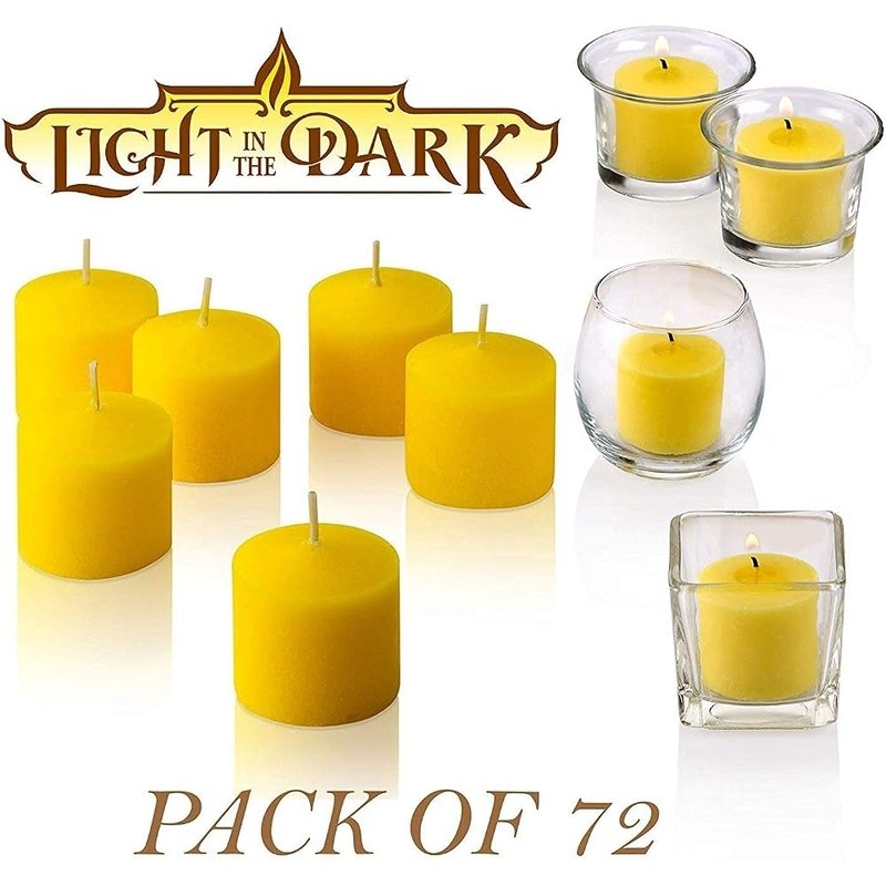 72 Citronella Candles Bulk Scented Citrus Long Burn Indoor Outdoor Use