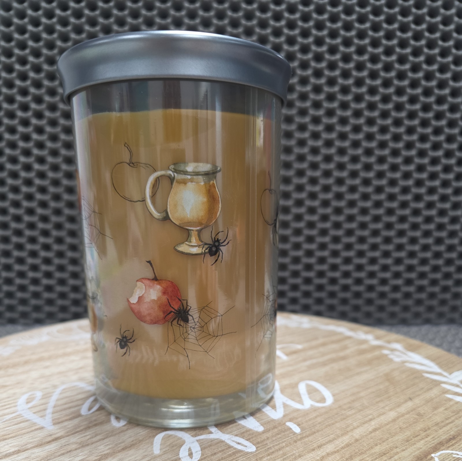 Yankee Candle SPOOKY SPIDER CIDER 20 oz Two Wick Large Tumbler Candle NEW