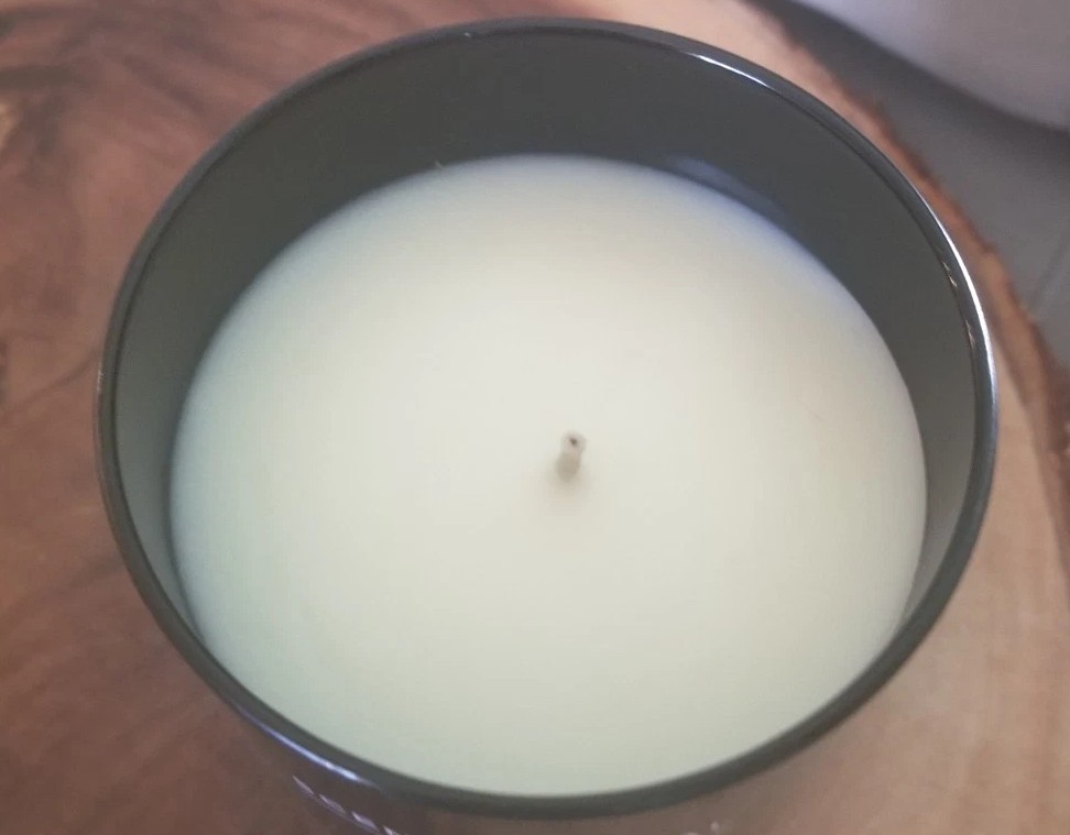 Scentsational Citrus Sunrise Candle 11oz Coconut & Soy Wax Blend Black Glass USA