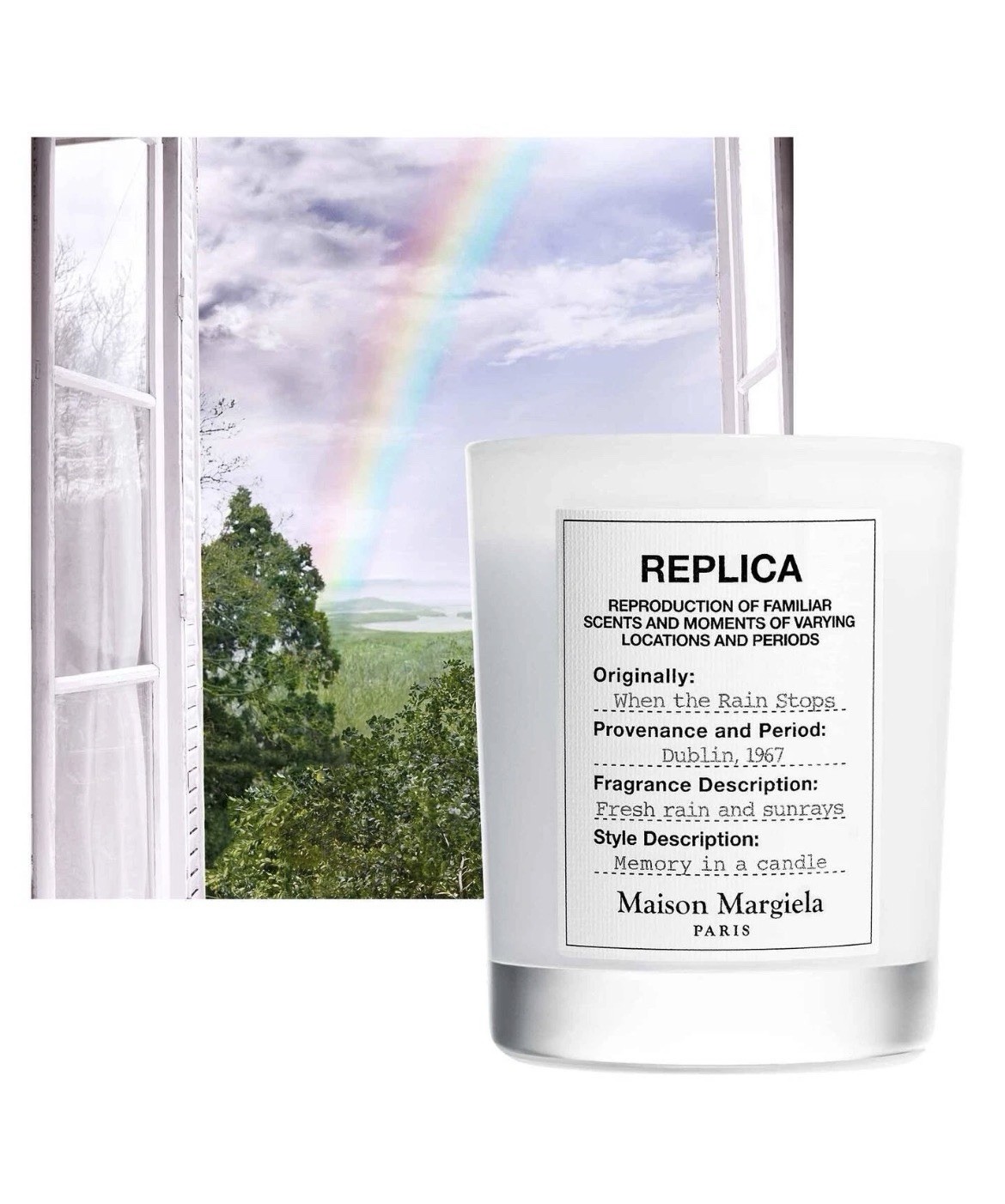 Maison Margiela Replica – When the Rain Stops Candle 5.82oz Sealed $72 MSRP