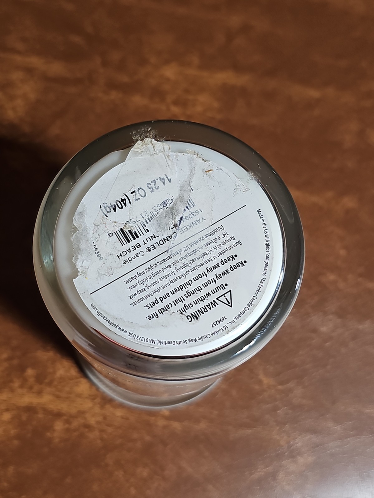 NEW Yankee Candle Coconut Beach 14.25 oz Medium Jar Candle