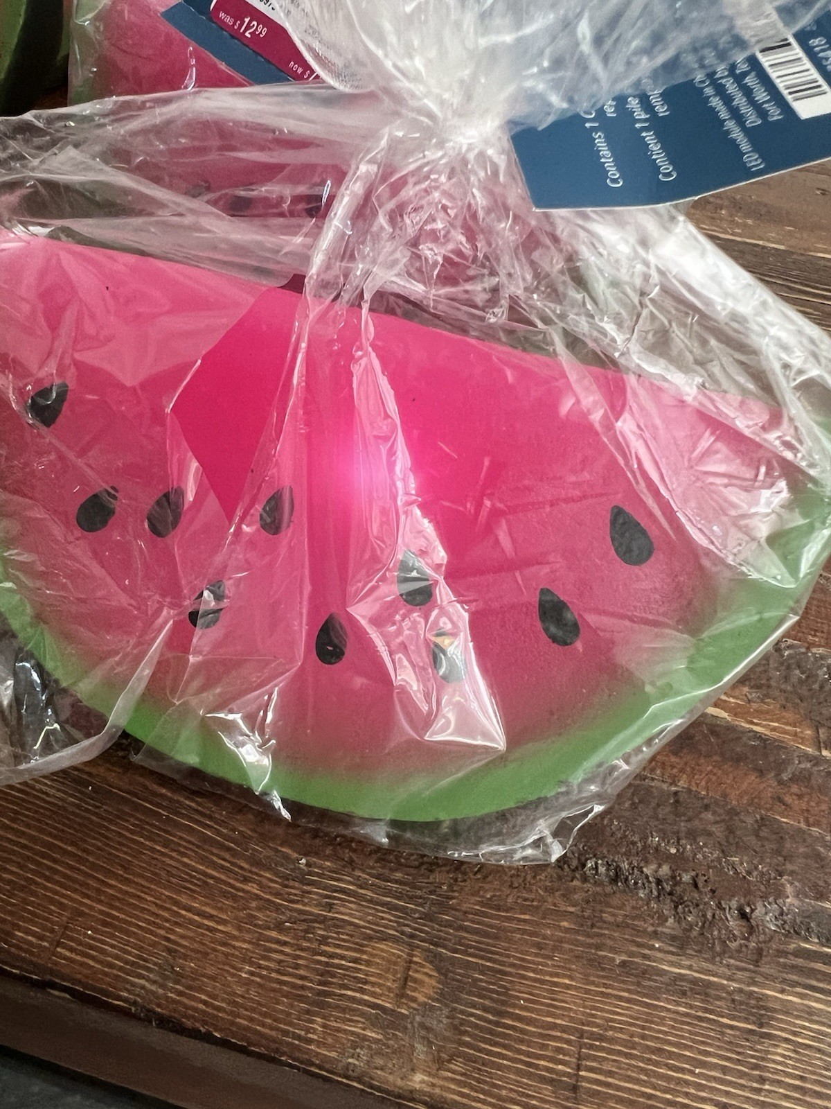 6- Pier One Imports Watermelon Light Glow Candle. Battery Operated. Rare!