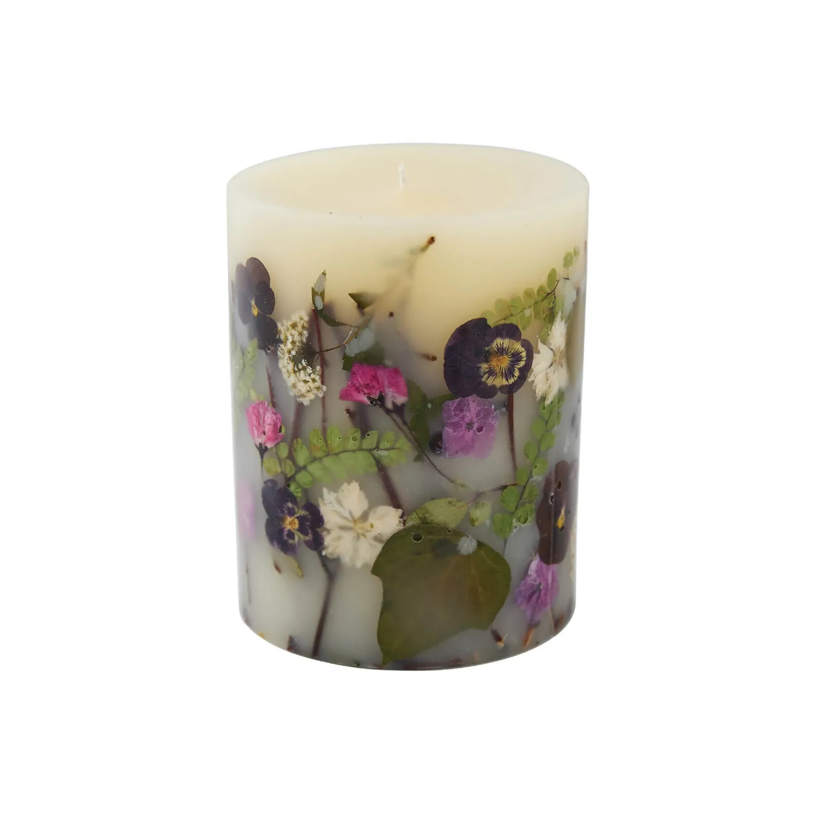 ROSY RINGS, BLACK CURRANT & BAY HOLIDAY LUXURY BOTANICAL CANDLE, 5.5″ TALL, NEW