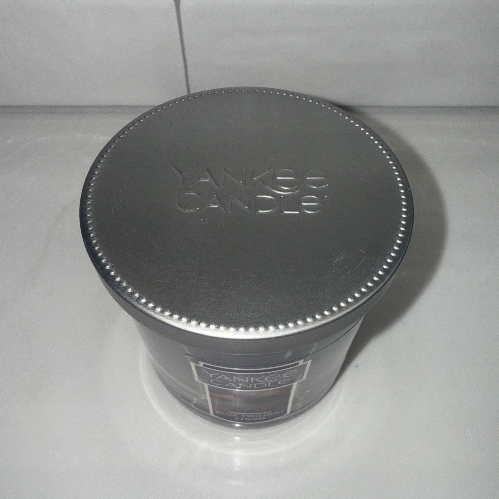 Blue Twilight Storm Yankee Candle 7 oz 35-55 Hr Burn Time – Retired – Fast Ship!