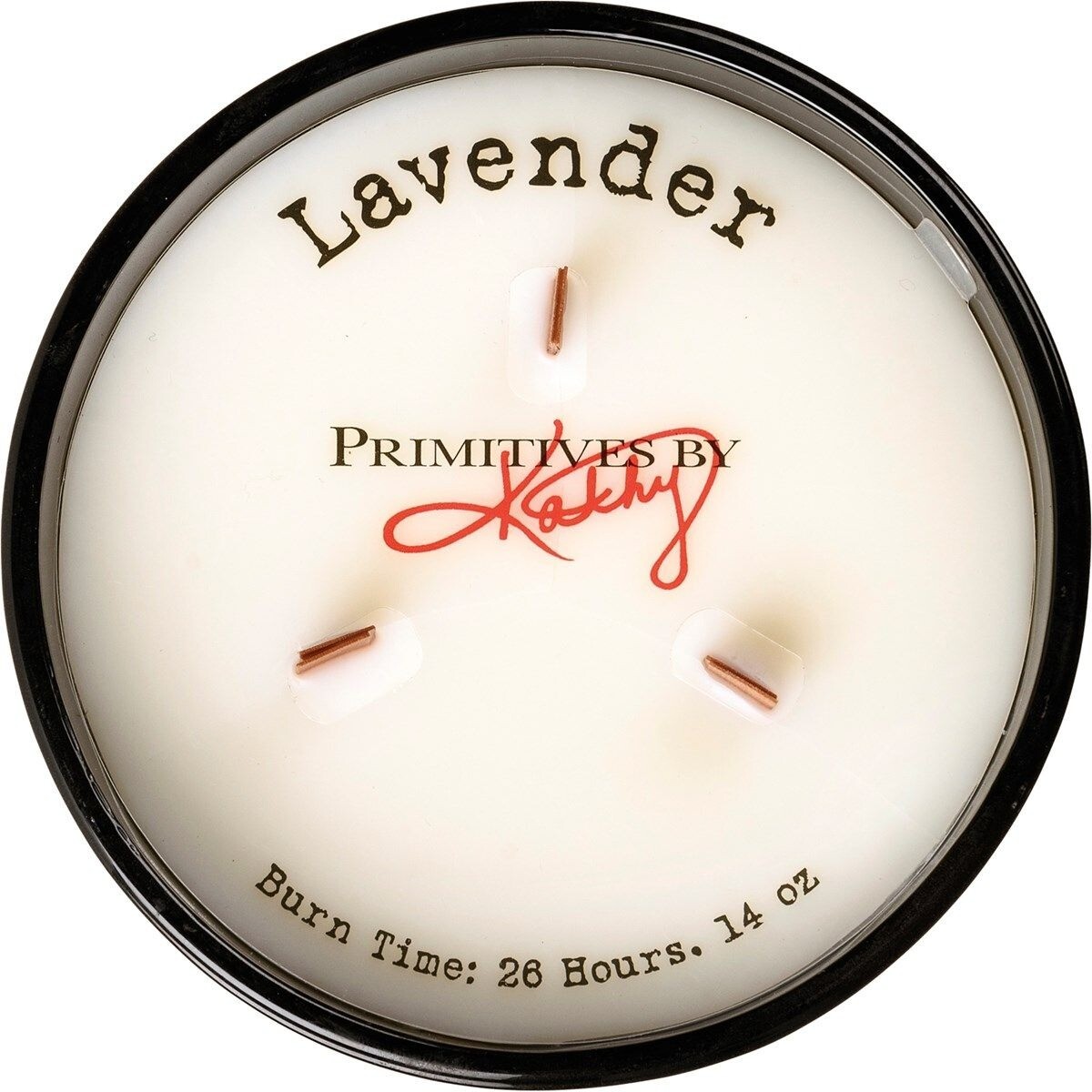 Primitives by Kathy Think Tank Bathroom Sentiment Lavender Scent Soy Wax Candle