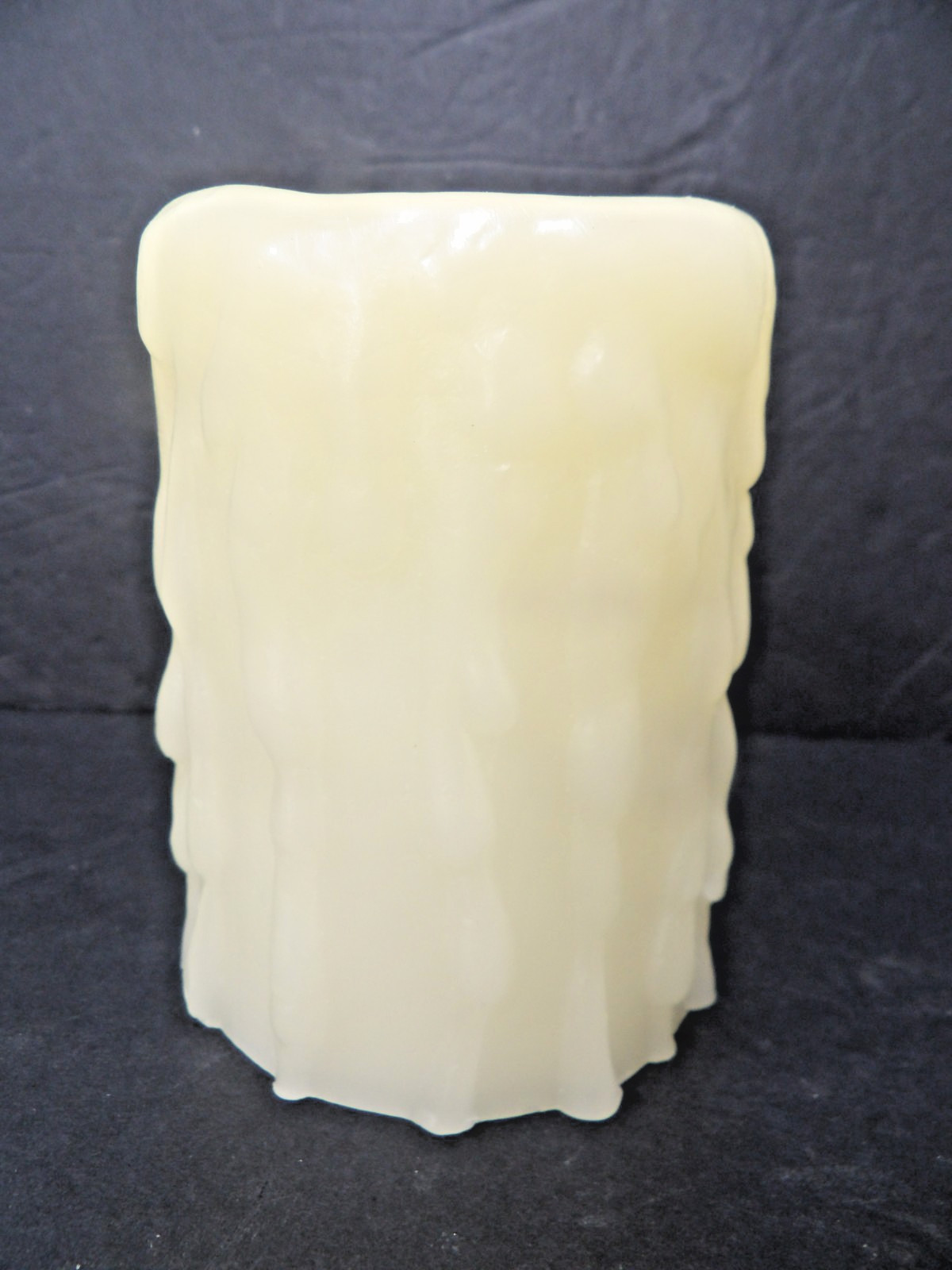 Luminara Ivory Heavy Drip Wax Flameless Pillar Candle 5″ x 4″ w/ Remote