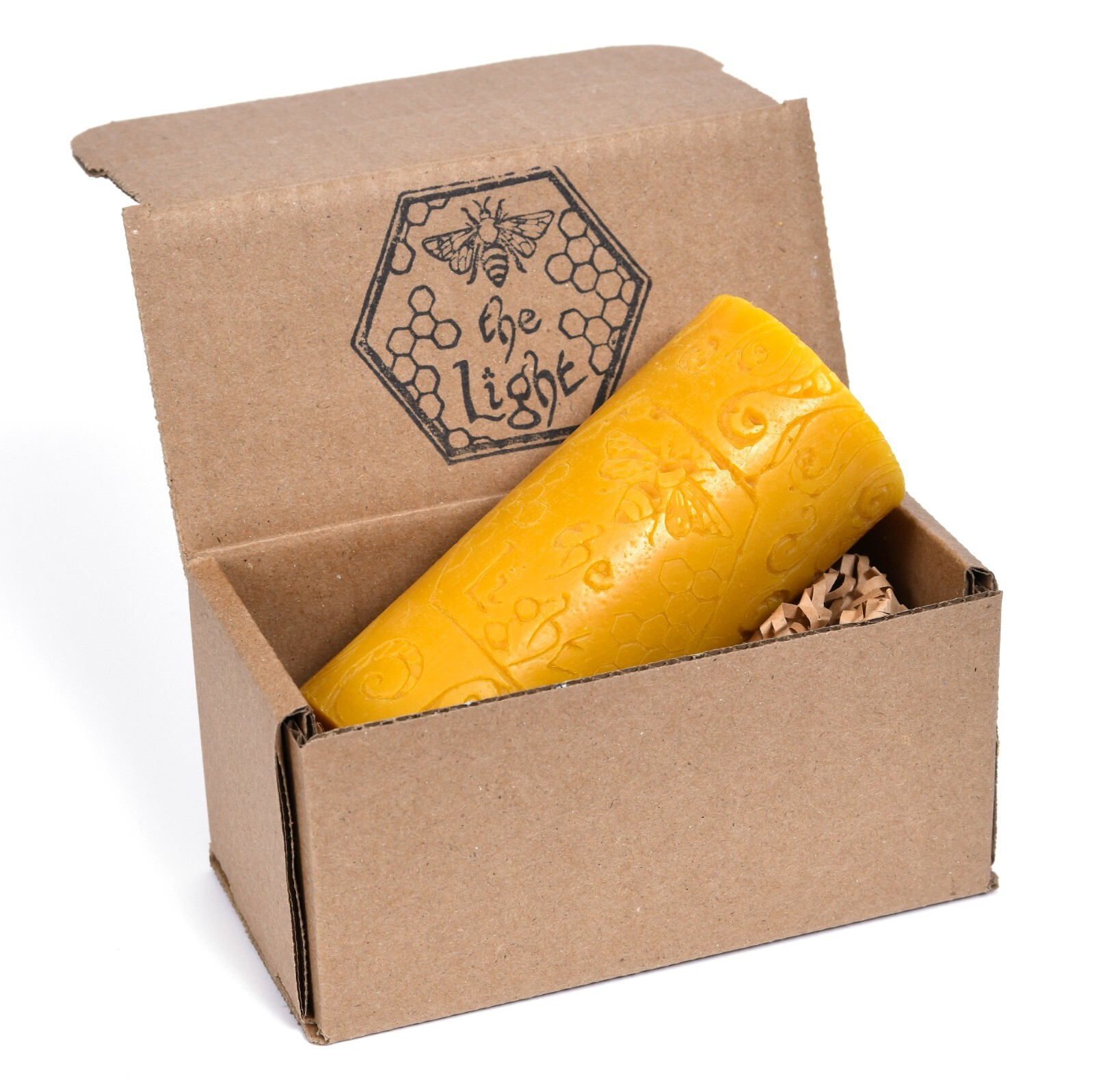 100% Pure Beeswax Pillar Candle, Unscented, Choose Your Color & Size BeeTheLight