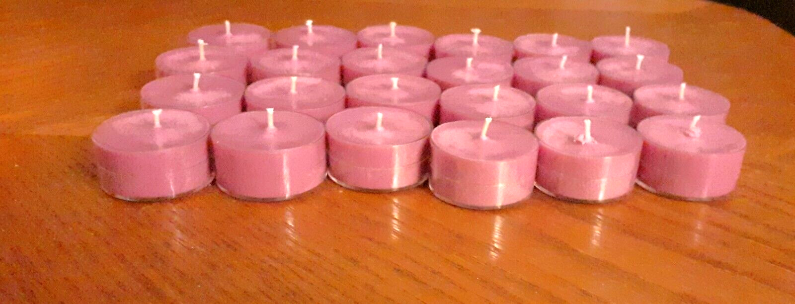 25 TEA LIGHTS CHOCOLATE CANDY CORN HIGHLY SCENTED HANDMADE SOY WAX