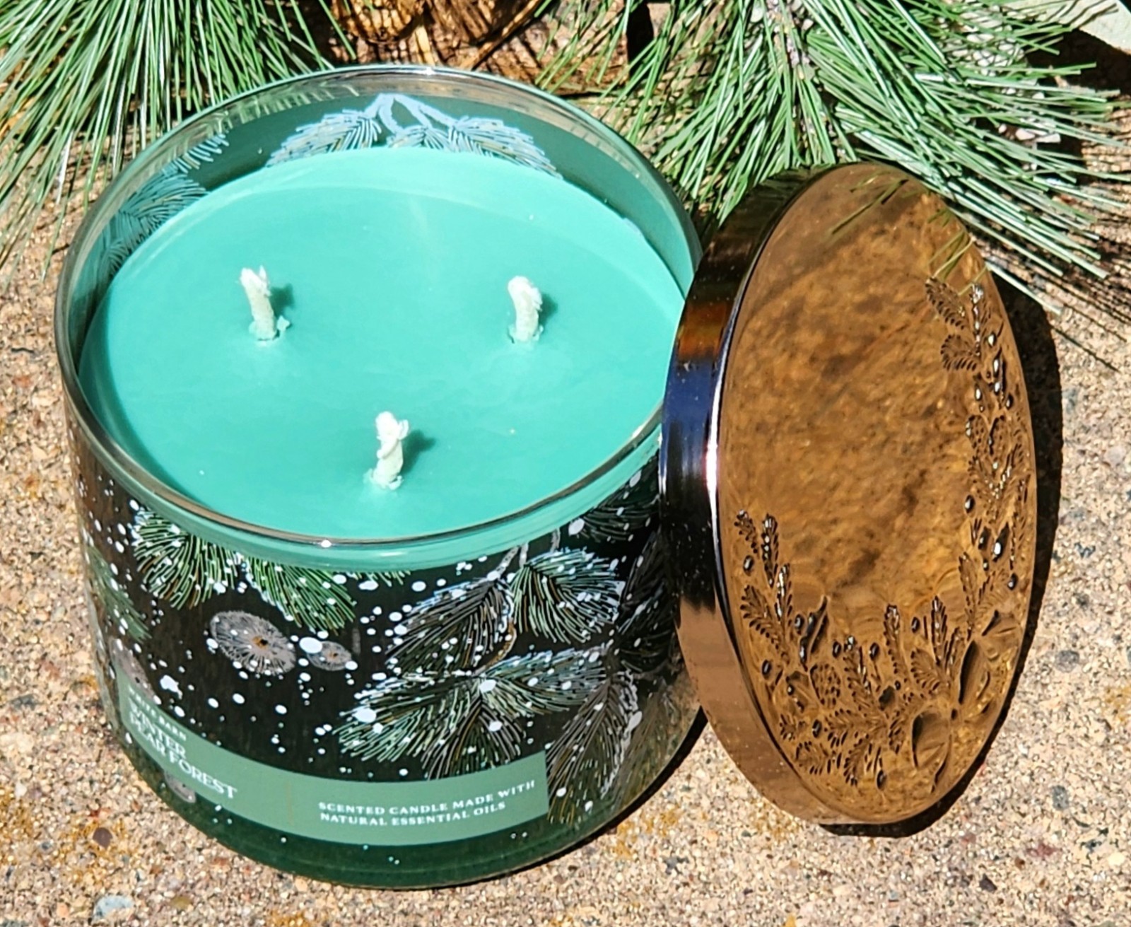 NEW ❄️🌲🍐WINTER PEAR FOREST~3 Wick Candle Bath & Body Works BOX~SHIPS FREE!!!