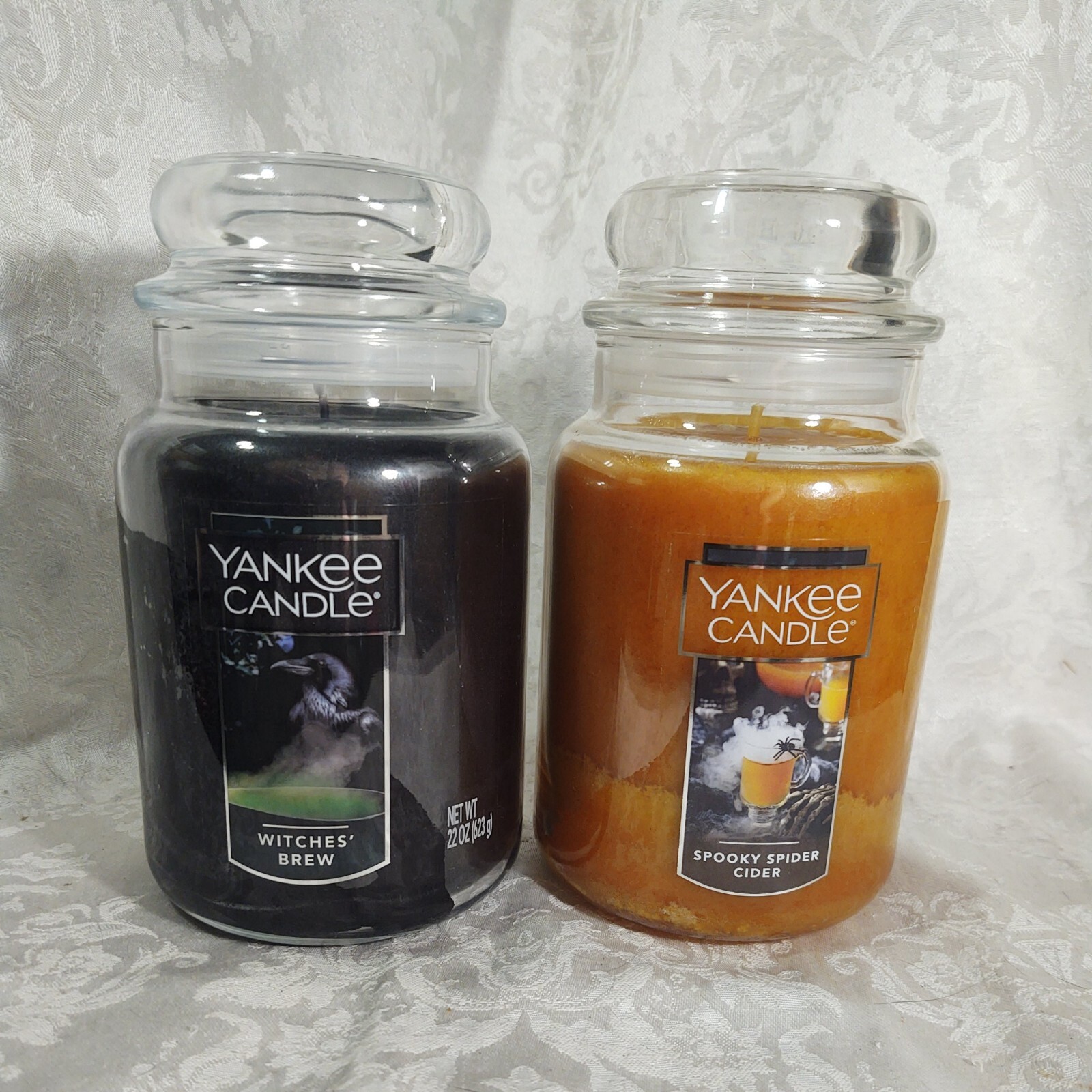 Yankee Candle Witches Brew & Spooky Spider Cider Large Jars – NEW