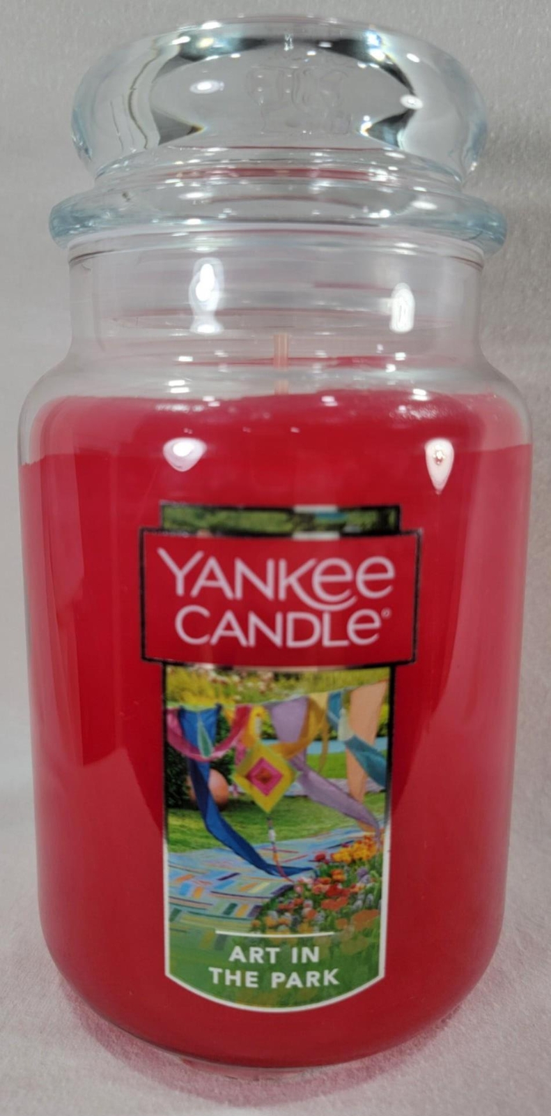 Yankee Candle ART IN THE PARK Large Jar 22 Oz Red Housewarmer New Wax