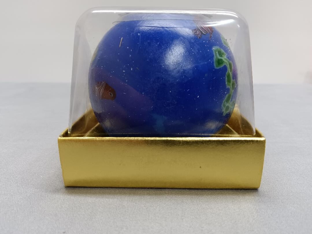 San Francisco Candle Co. Ocean Fish Starfish Multi Color Round Ball Candle New