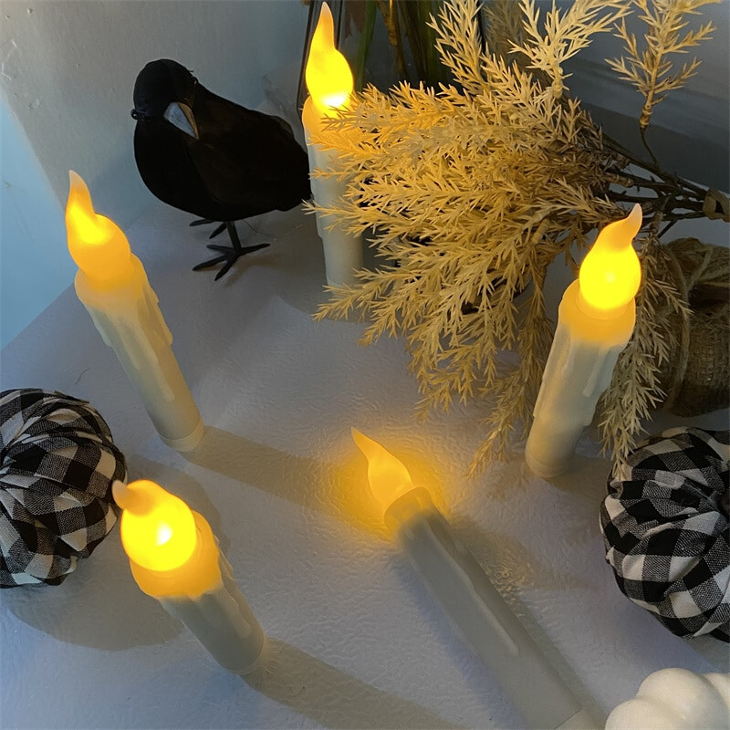 Floating LED Candles with Remote Control Halloween Decor Home Classroom Bedroom