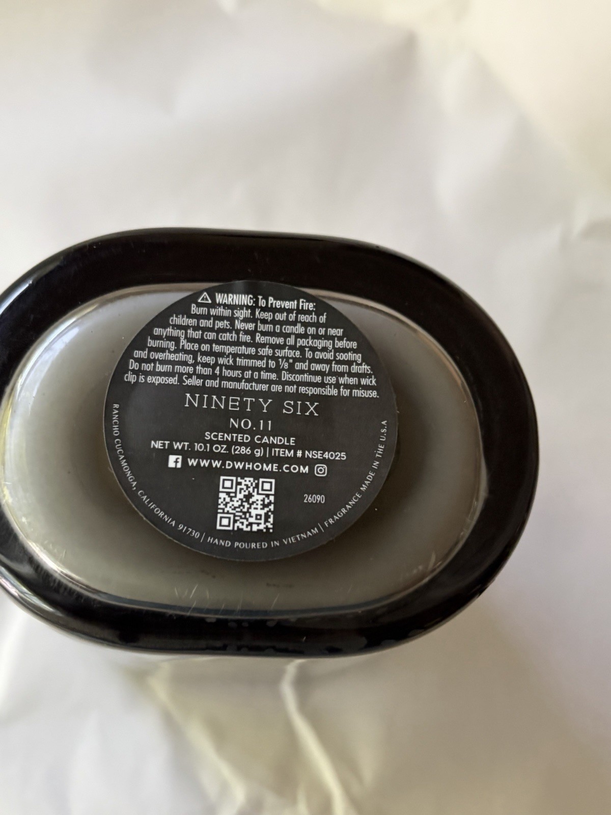 NINETY SIX No. 11 Scented 2 Wick Candle Hand Poured 10.1 oz 286 g (NEW)