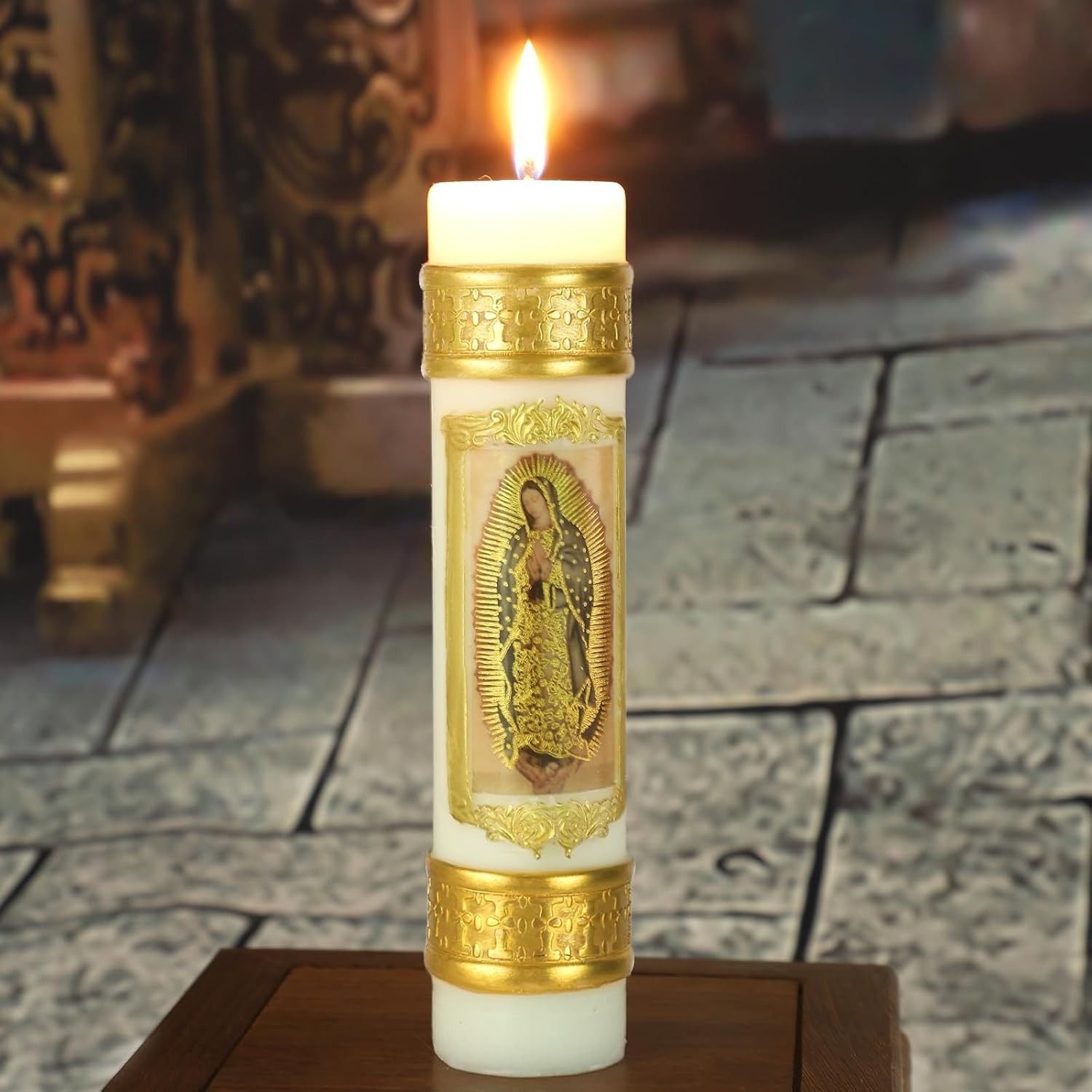 Religious Candles Catholic,Prayer Candles for Church Baptism First Communion …