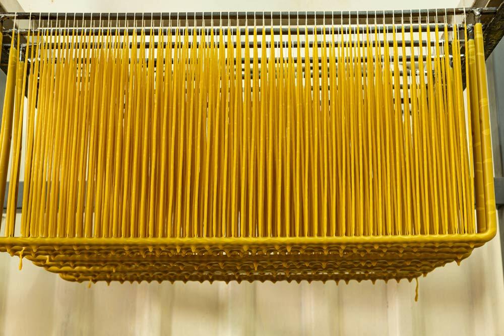 100% Pure Beeswax Taper Church Candles Orthodox Natural Honey Scent 200 pcs 11″