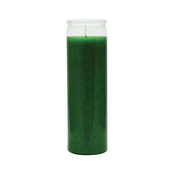 7 Day Candle Glass Jar Unscented Blue Green orange Red Yellow White Pink 3 Pack