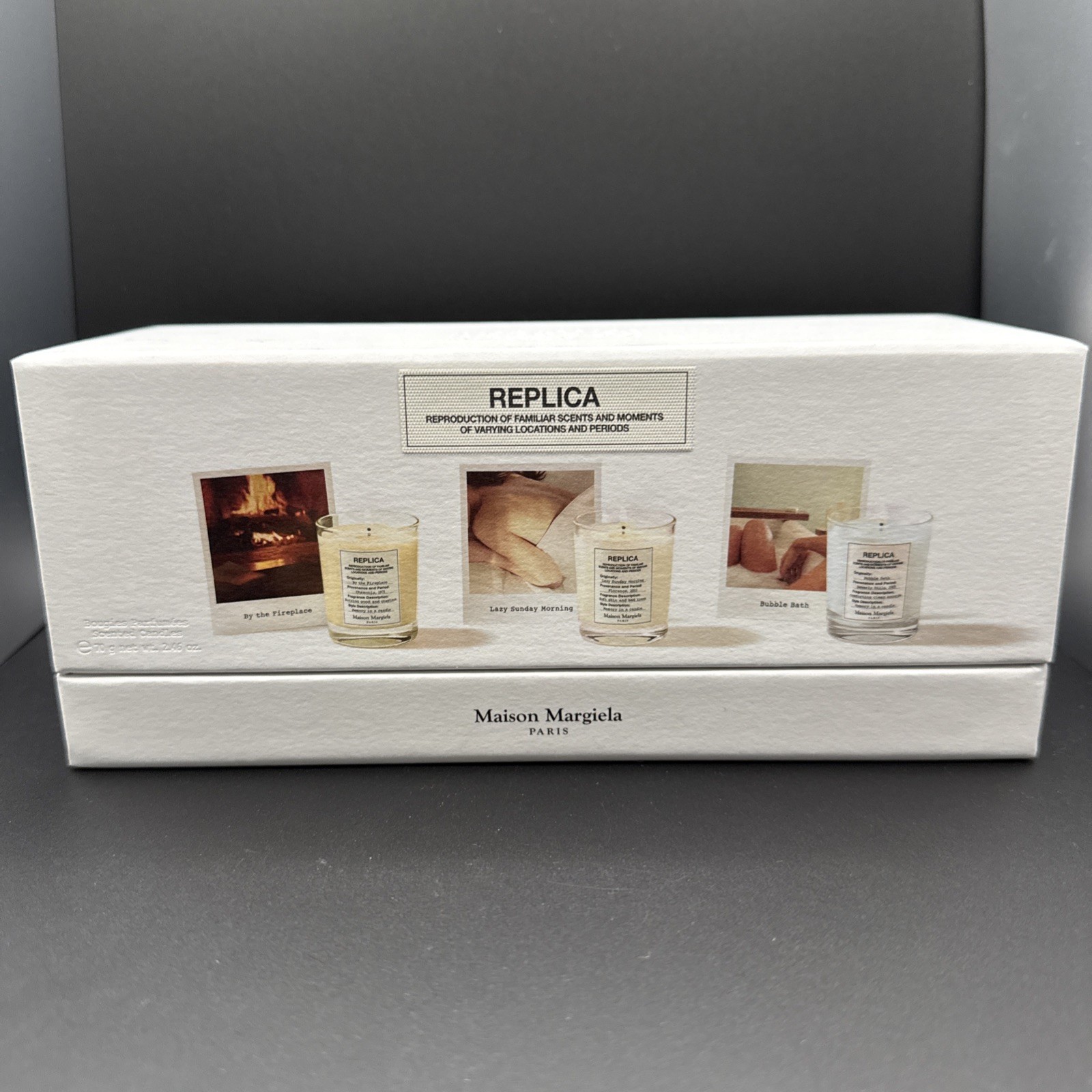 Maison Margiela REPLICA~Candle Set~The Fireplace~Sunday Morning~Bubble Bath NIB