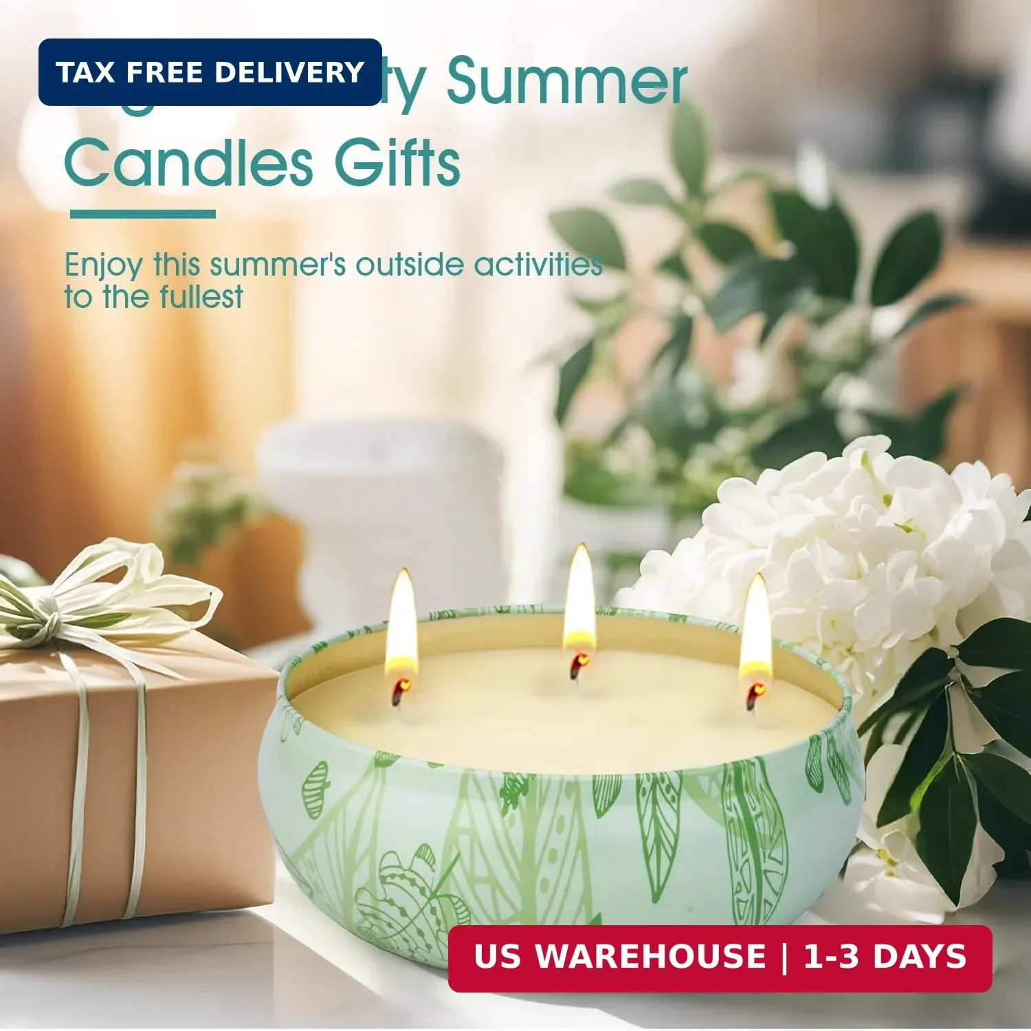Citronella Candles Outdoor, Large Citronella Candle Outdoor for Patio, 3 Pack 12
