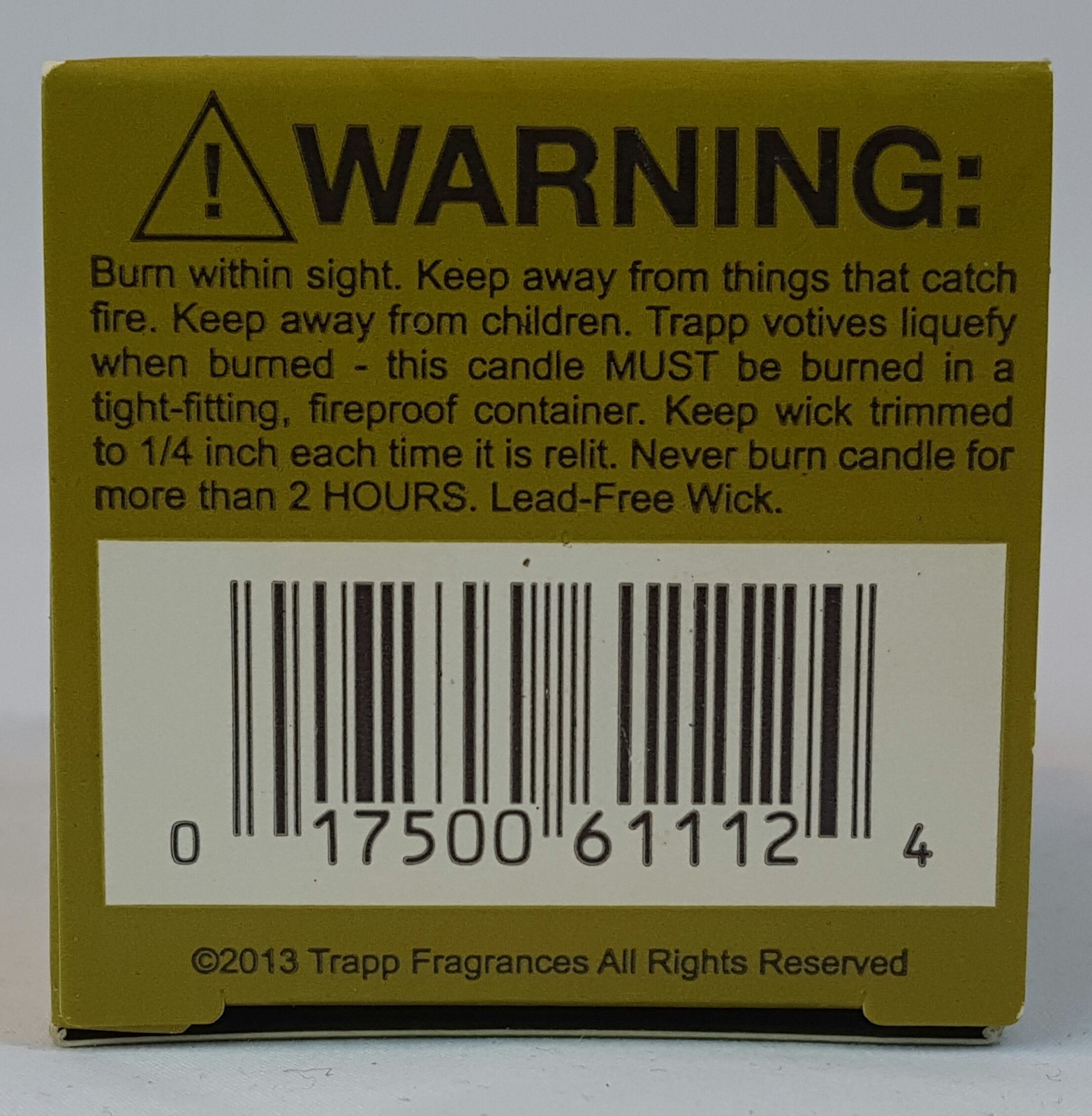 BRAND NEW TRAPP PERFUMED VOTIVE CANDLE 2 OZ MULTIPLE SCENTS FREE SHIPPING