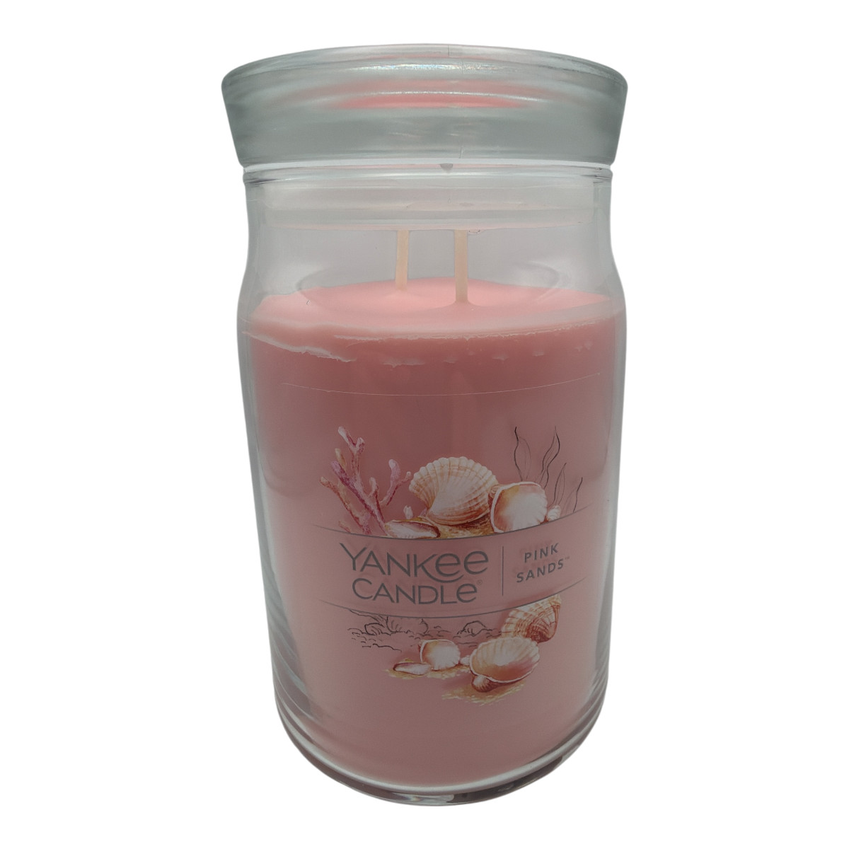 Yankee Candle Pink Sands Scented Candle, 20oz Large Jar NEW 2-Wick