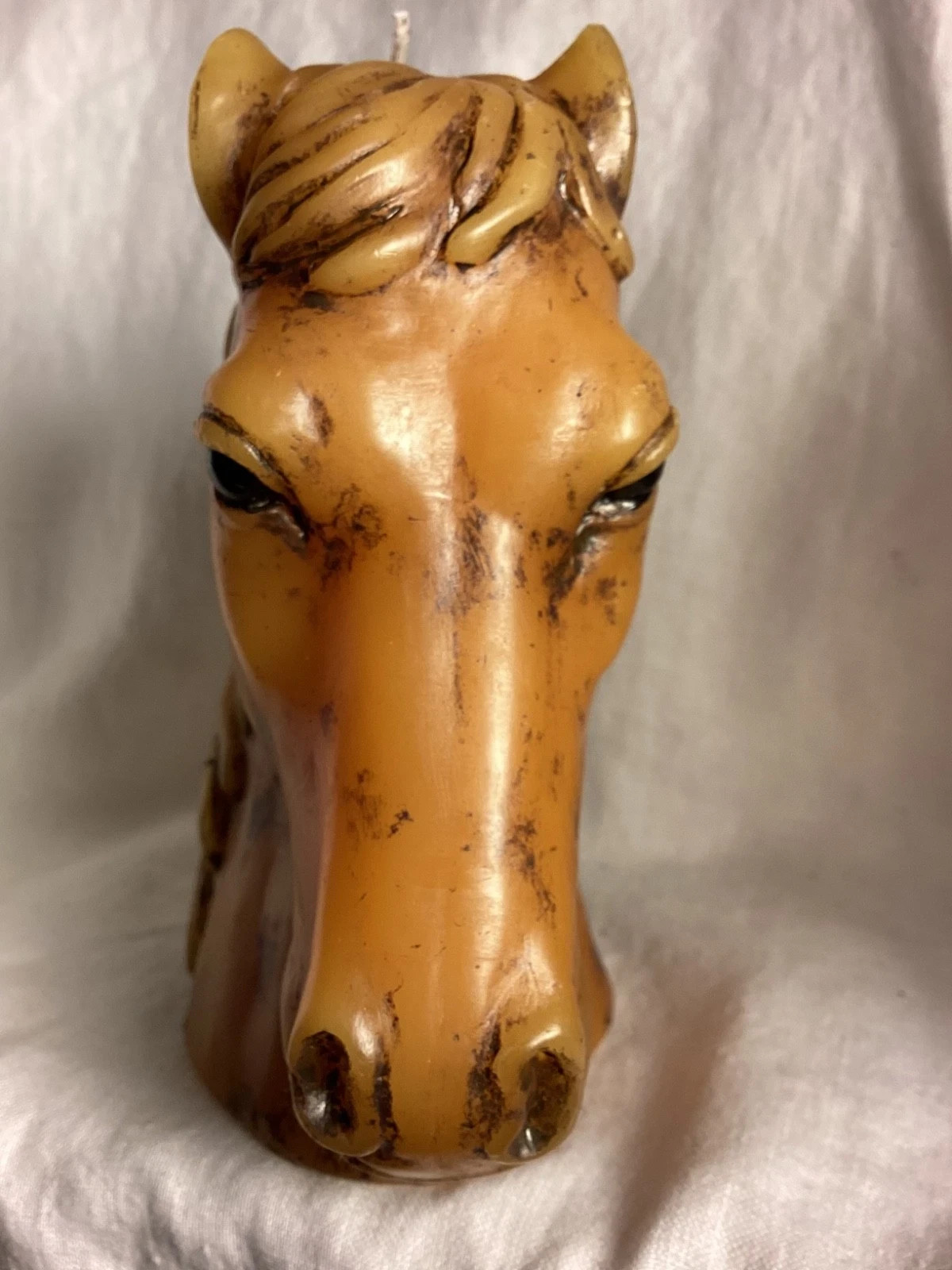 Horse Head Shape Figure Wax Candle 5.03″ X 2.67″ X 5.5″ New