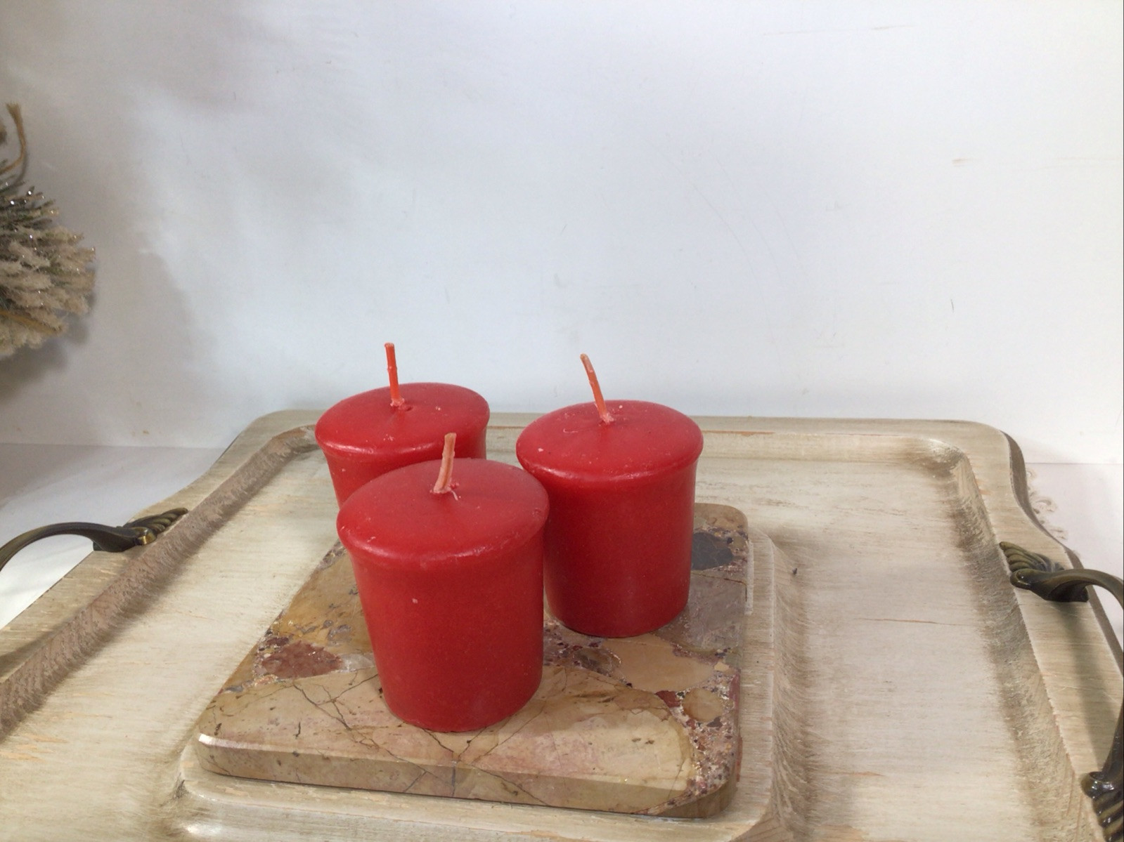 Yankee Candle “Home For The Holidays” ~Lot Of 3~Votive Size 1.75 oz~Retired~READ