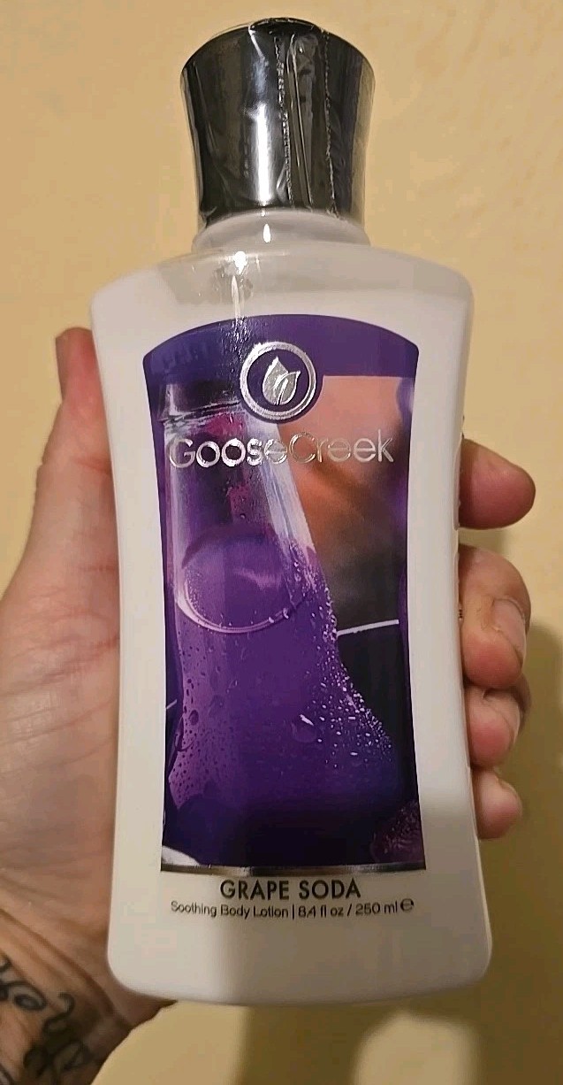 NEW Set of 3 Goose Creek Candle GRAPE SODA 🍇 BUNDLE 🍇 FULL SIZE PRODUCTS