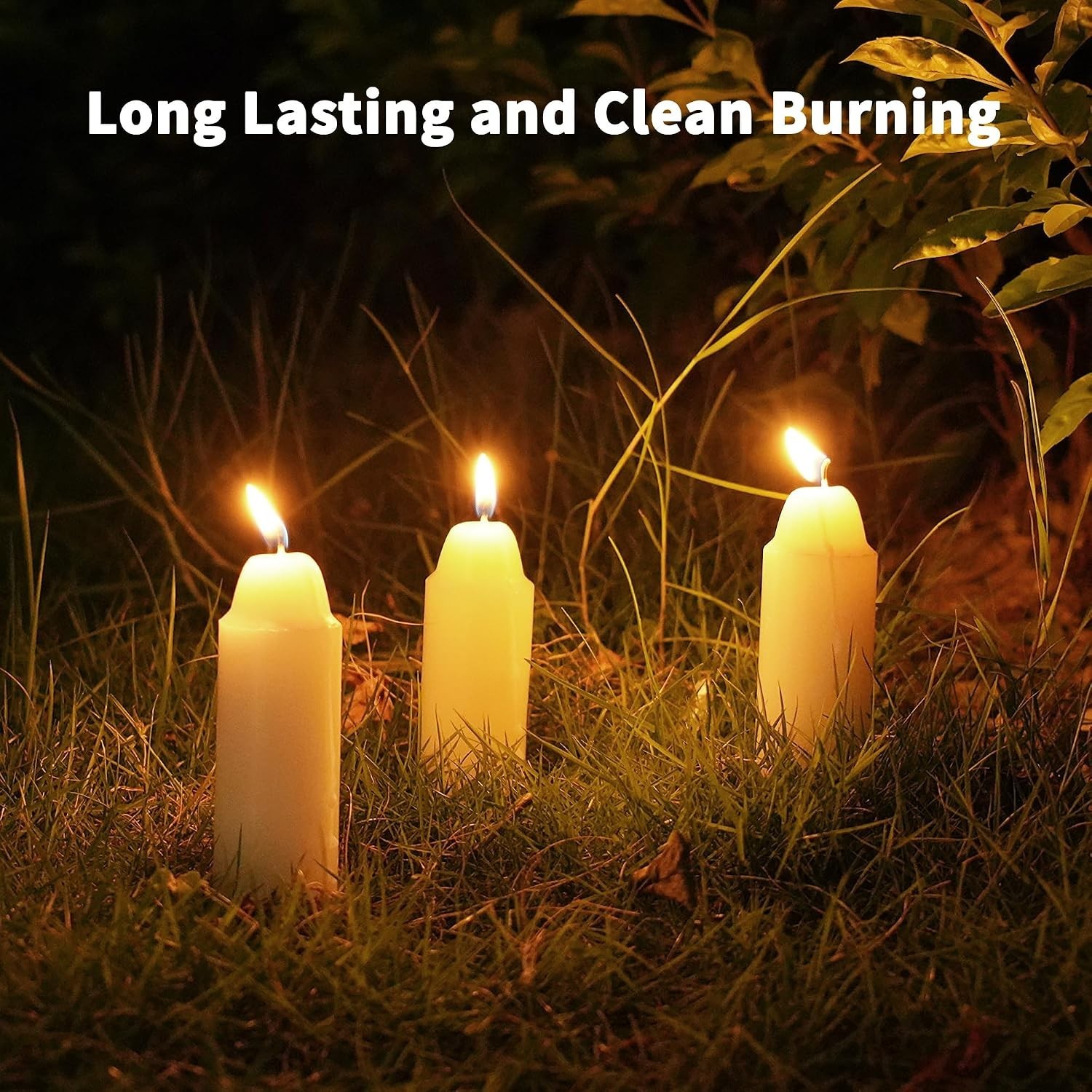 Emergency Candles for Lanterns Long Burning 15 Hour White 20 Pack | 1.2 x 3.5…