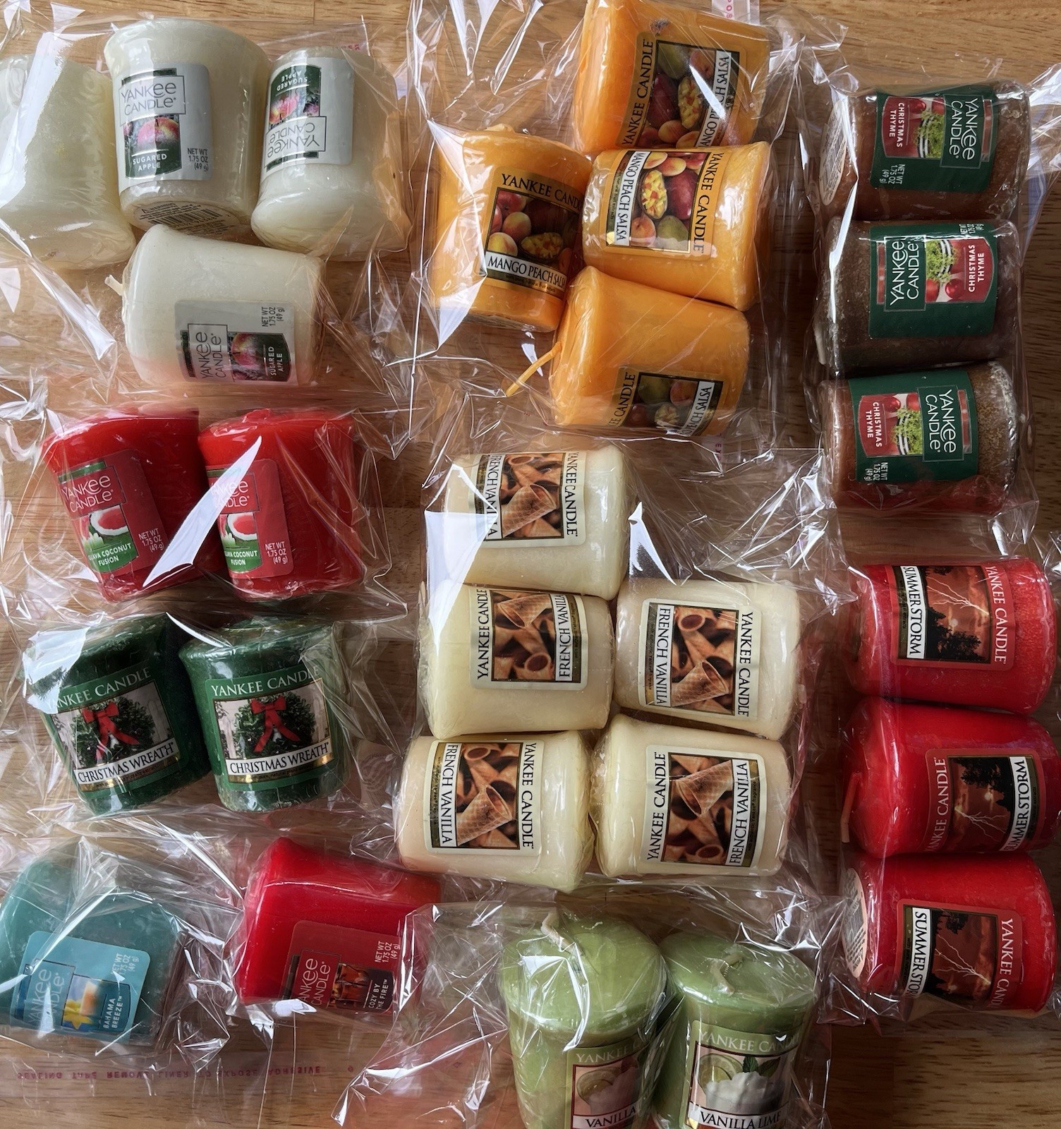 Yankee Candle Votive Candles Lot Of 27 – 10 Unique Scents New Old Stock