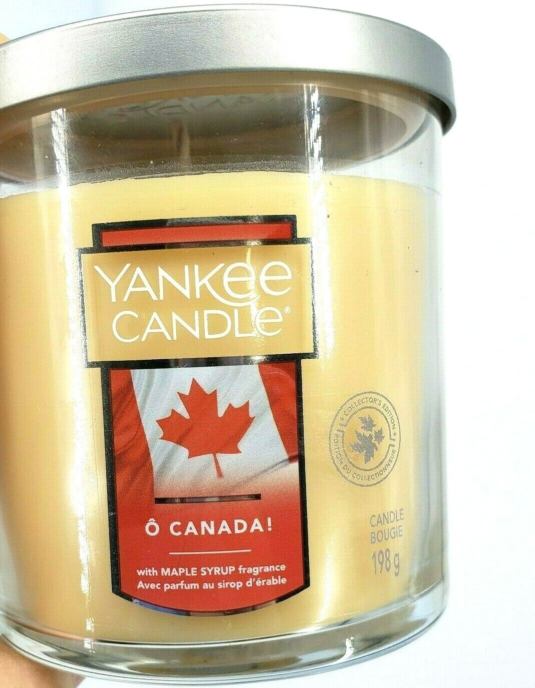 Rare Yankee Candle O Canada Maple Syrup Tumbler 198g 7oz Collectors Edition New