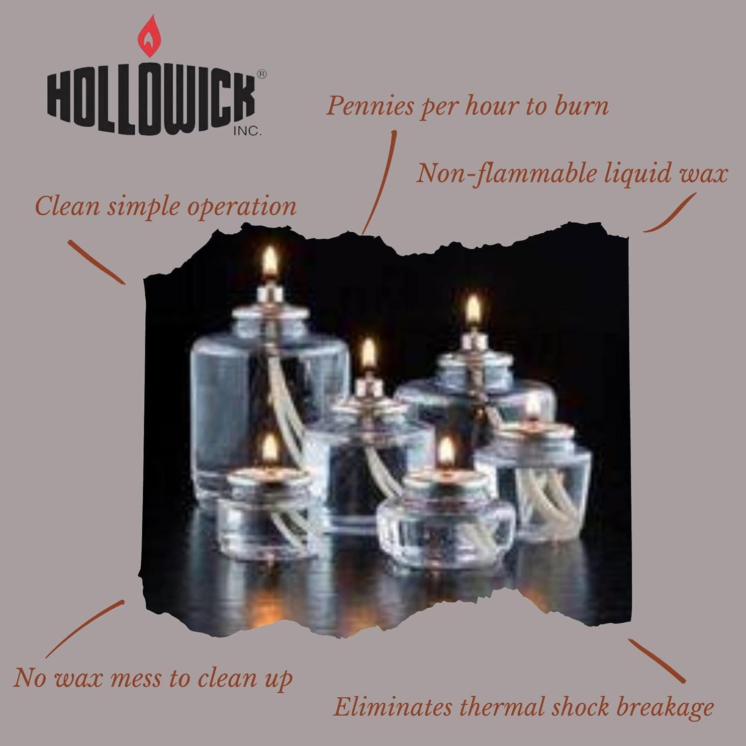 Disposable Liquid Candles, 8 Hour, for Use in Glass Votive Tealight Lamp Holders