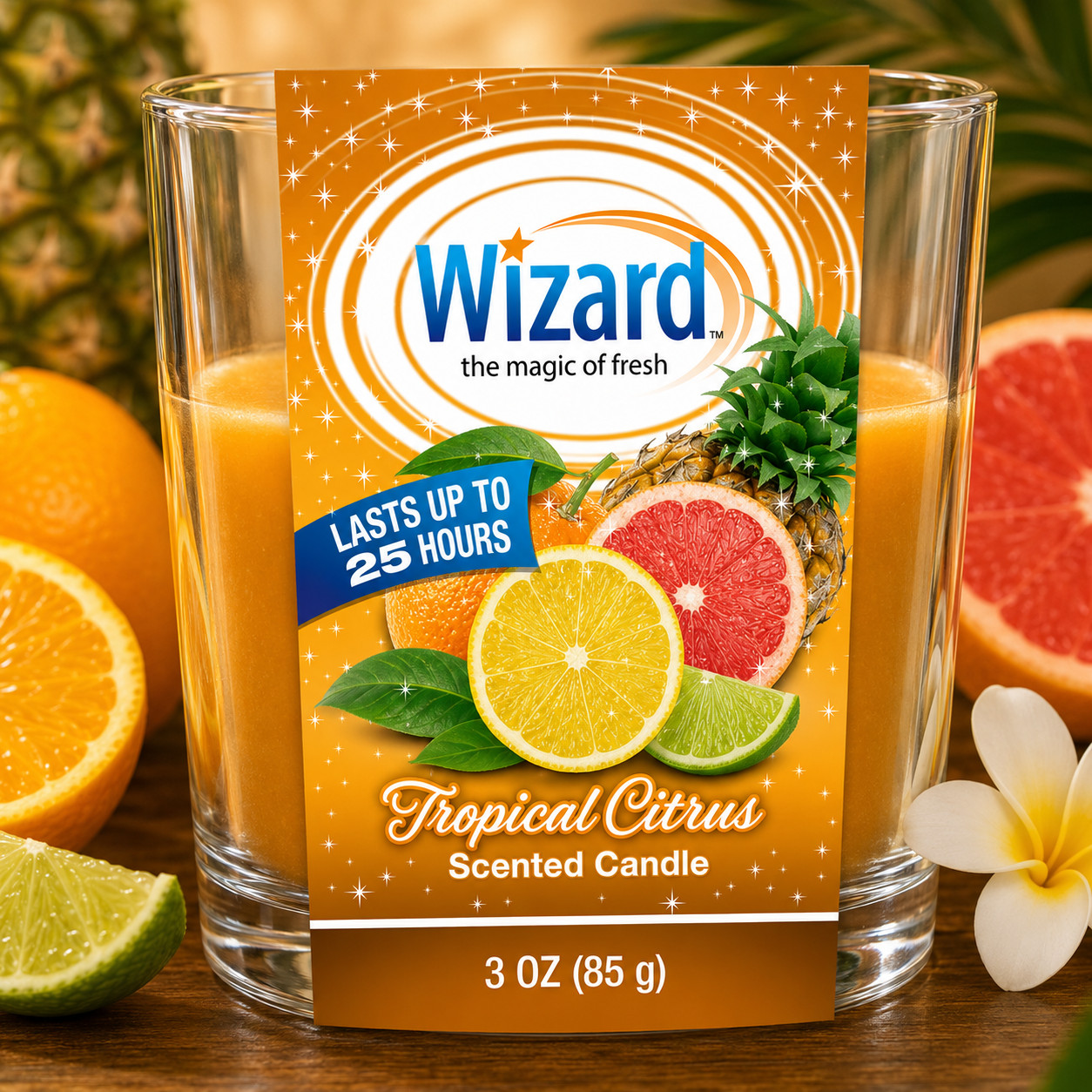 Wizard Scented Candle 12 Pack Choose Fragrance 3oz Glass Jar Home Decor Gift Set