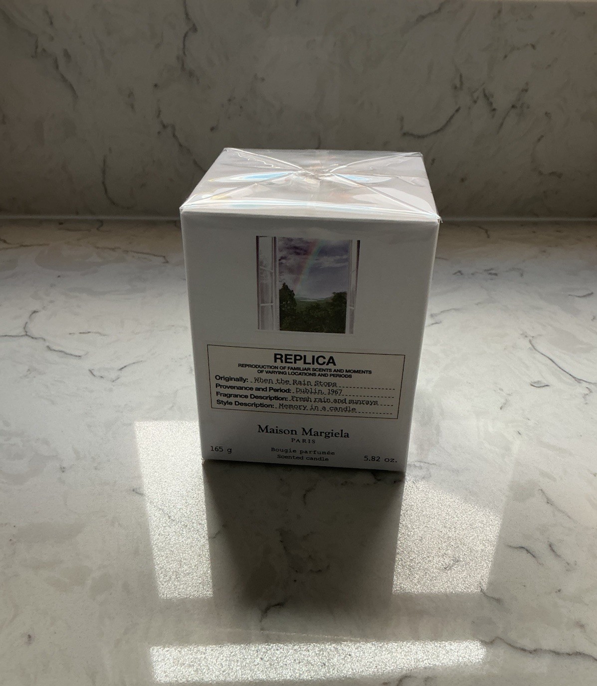 Maison Margiela Replica When The Rain Stops Scented Candle 5.82 oz (165g) Sealed