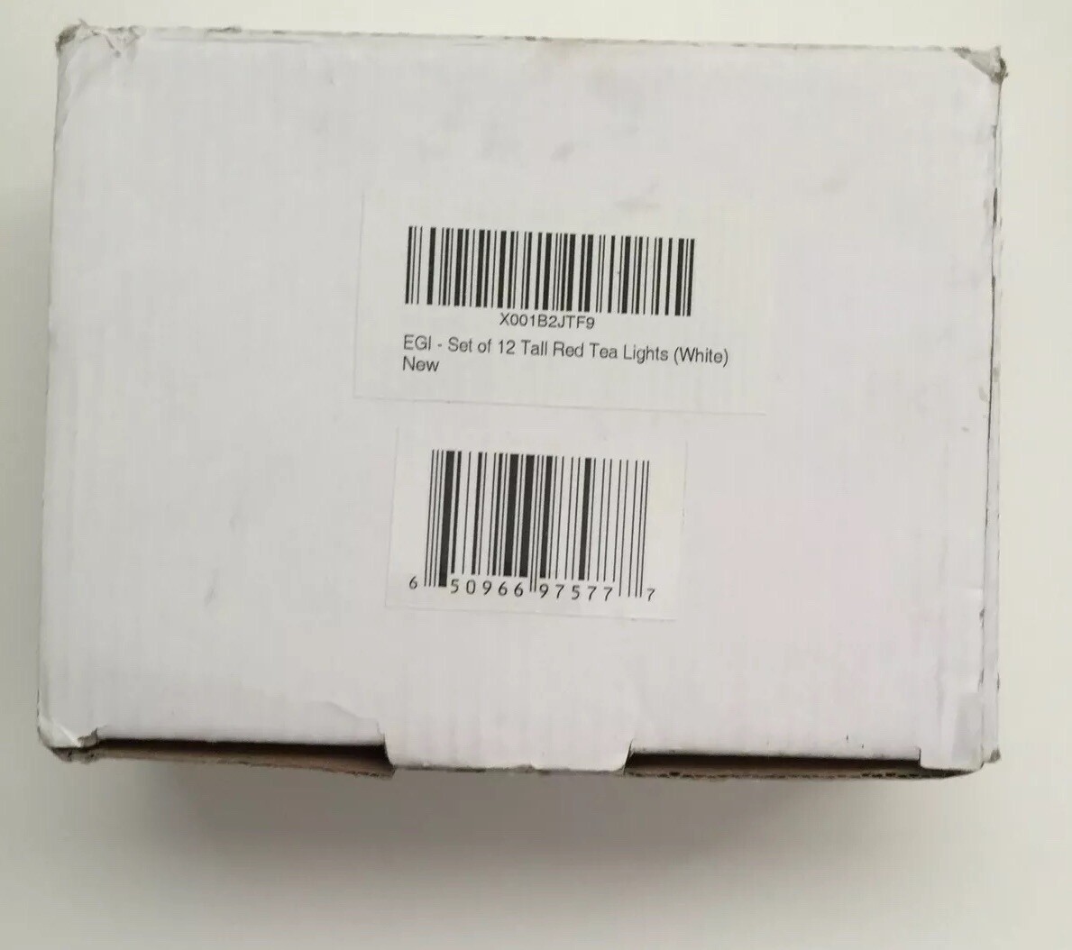 Set of 12 Flickering 1 1/2″ White Party Lights – Warm White New in Box