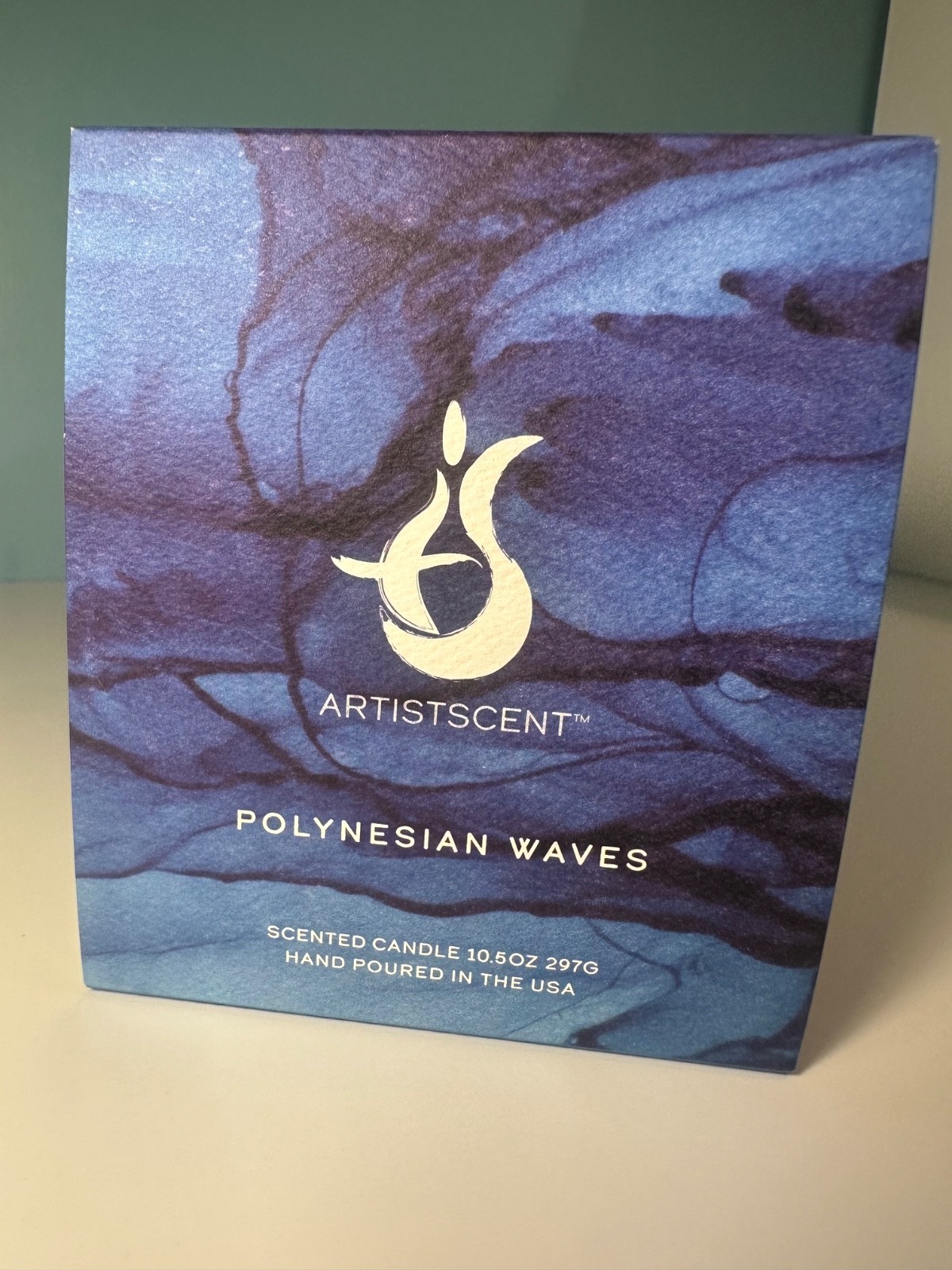 Artistscent Elizabeth Karlson Candle Polynesian Waves Artscent Bespoke Soy Art